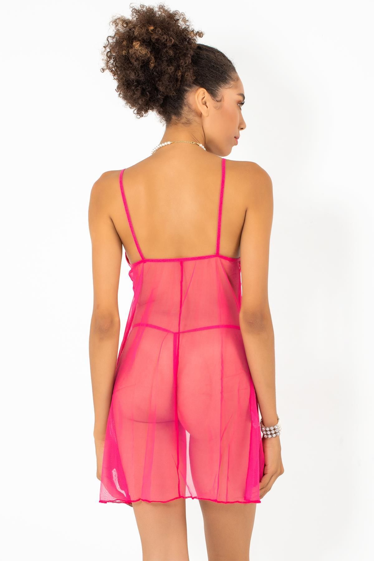 Phevos-Open Front Nightgown Set of 2 6