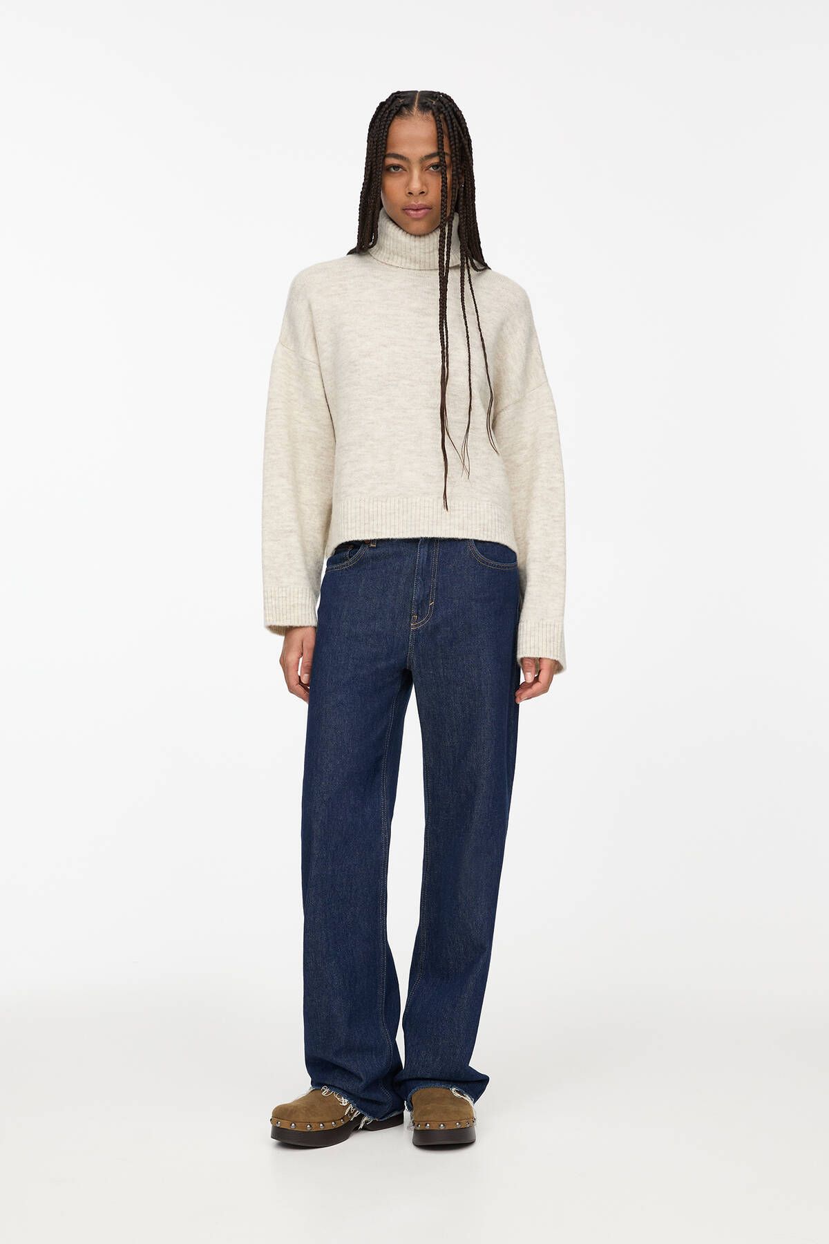 Pull & Bear-Soft touch high neck jumper 3