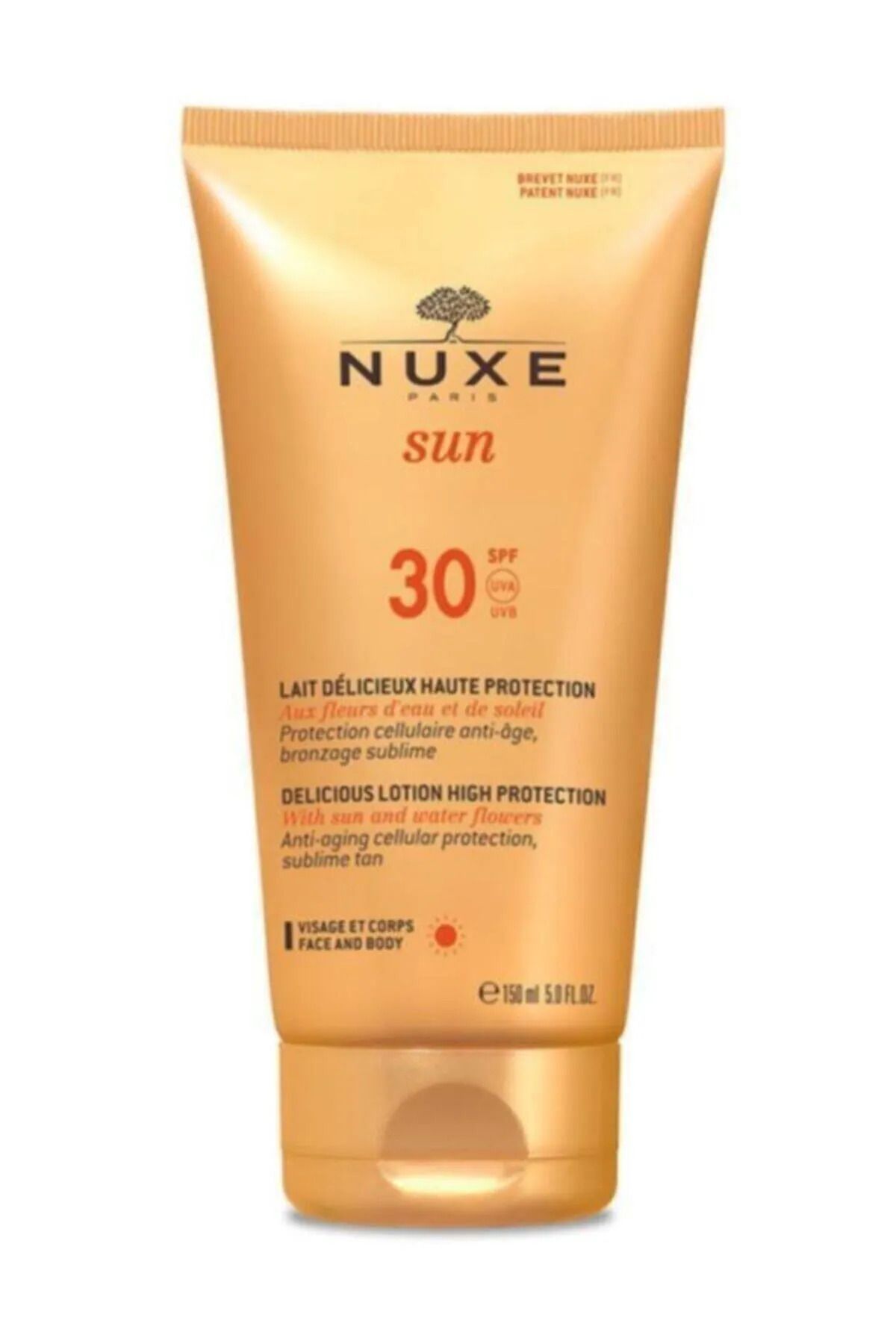 Nuxe Sun Spf 30 Lait Delicieux Protection 150 ml Güneş Koruyucu Yüz ve Vücut Sütü