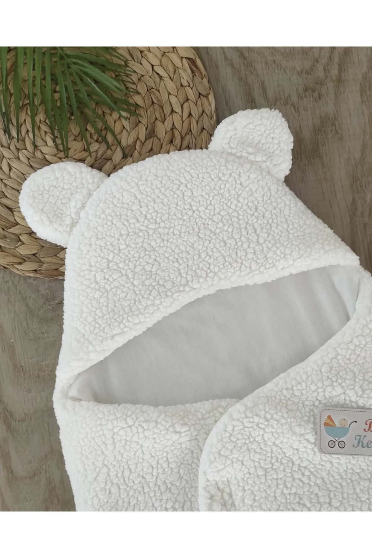 bebe kervanı Unisex Krem Welsoft Anakucağı Uyku Tulumu Kundak Battaniye BBK1112 fotoğrafı 6 (önizleme)