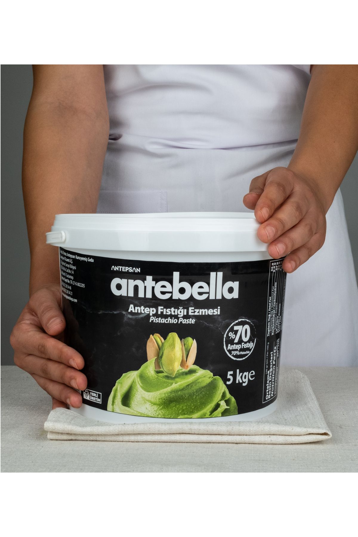 Antebella Antep Fıstık Ezmesi 5 Kg - Antep Fıstığı Ezmesi