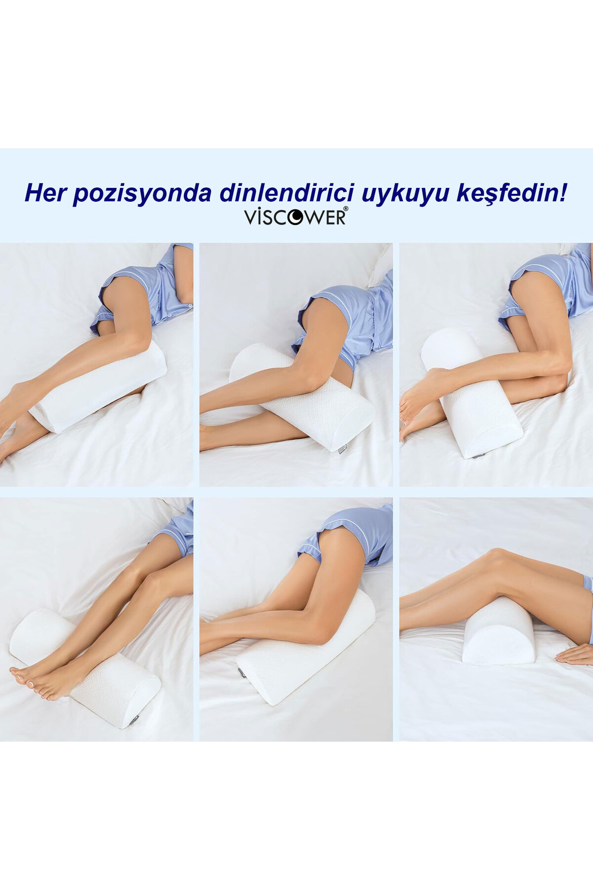 VİSCOWER Viscower Ortopedik Bacak Arası ve Hamile Yastığı fotoğrafı 5 (önizleme)