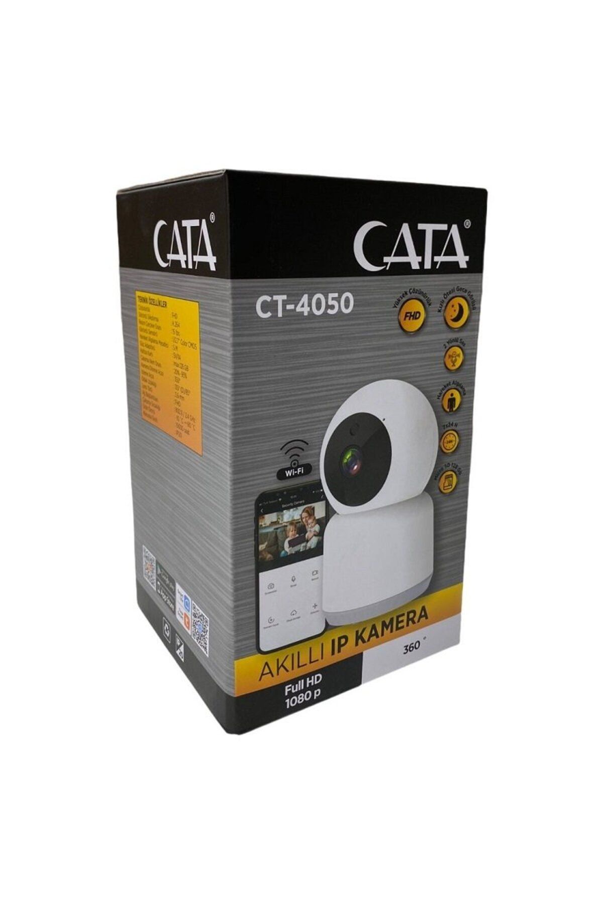 Cata Ct-4050 Gece Görüşlü Full Hd-1080p Akıllı Ip Kamera