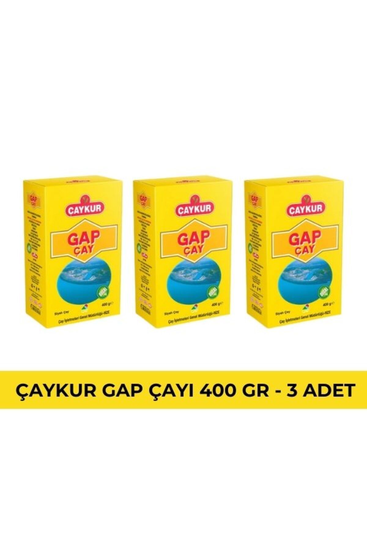 Çaykur ÇAYKUR GAP ÇAYI 400 GR -3 ADET