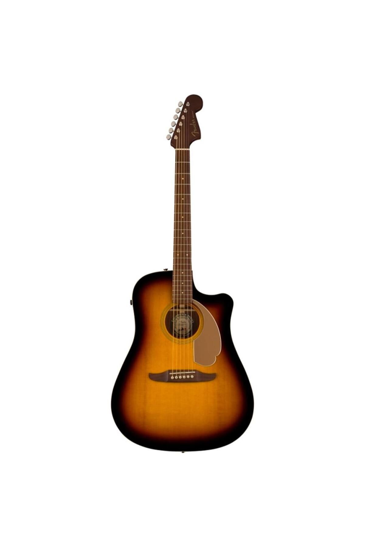 FENDER Redondo Player Ceviz Klavye GPG Natural Elektro Akustik Gitar