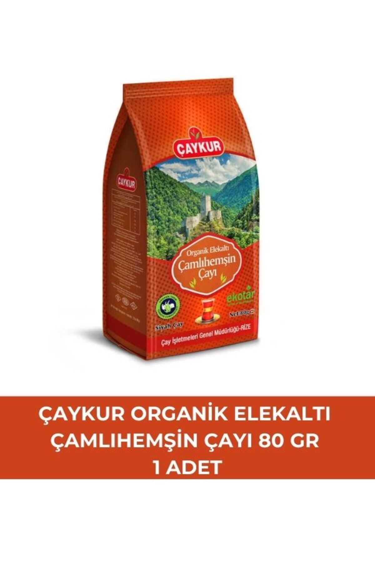 Çaykur ÇAYKUR ORGANİK ELEKALTI ÇAMLIHEMŞİN ÇAYI 80 GR