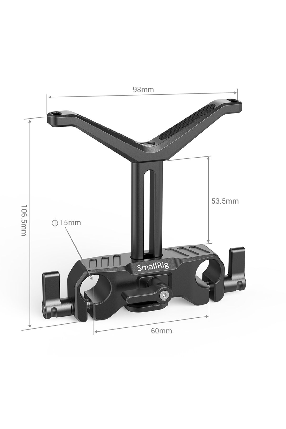 SmallRig BSL2681 15mm Rod Çubuk için Lens Desteği