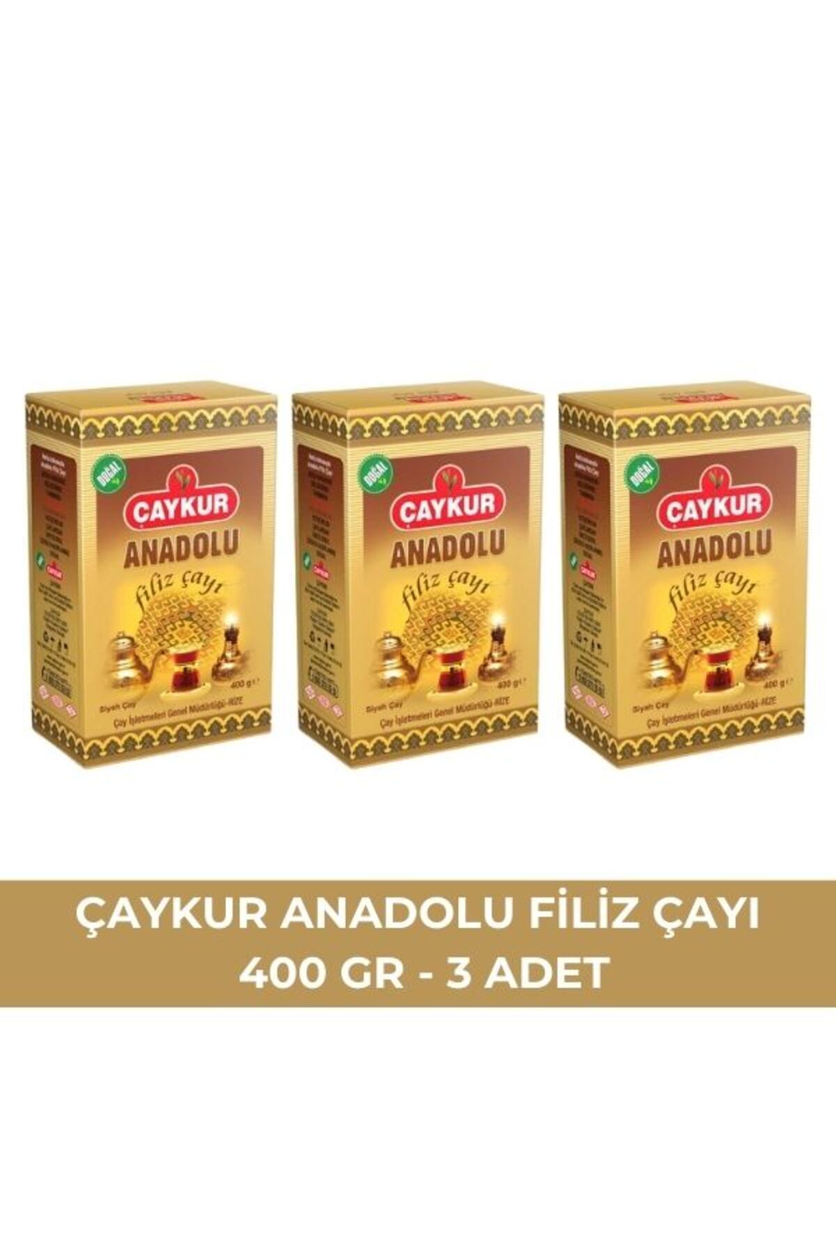 Çaykur ÇAYKUR ANADOLU FİLİZ ÇAYI 400 GR -3 ADET