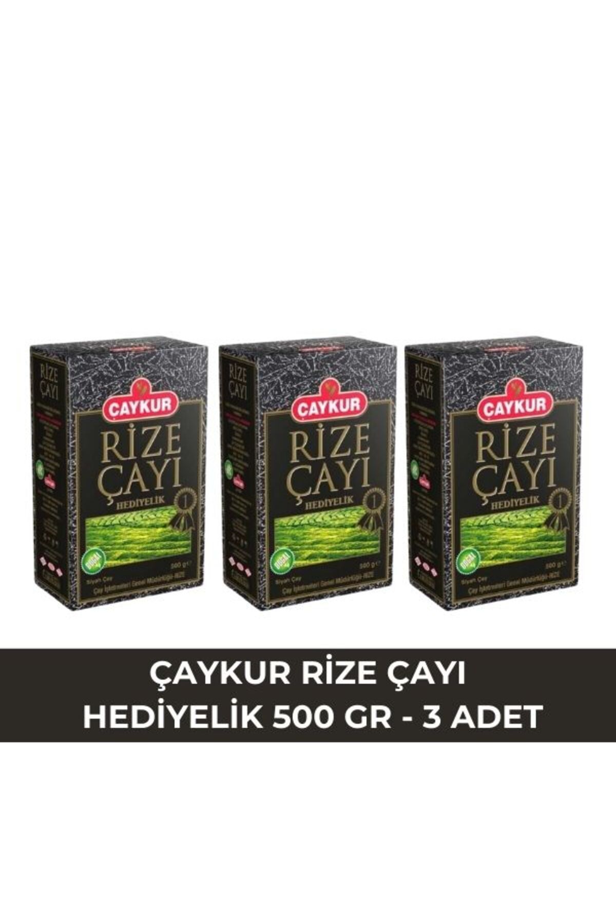 Çaykur ÇAYKUR RİZE HEDİYELİK ÇAY 500 GR - 3 ADET