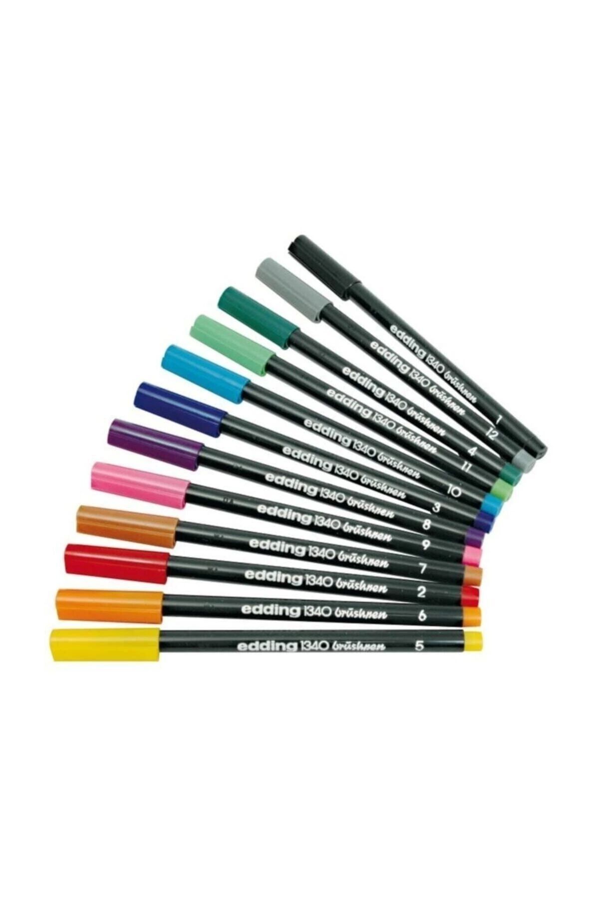 Edding 1340 Brushpen Fırça Uçlu Kalem Mor Renk