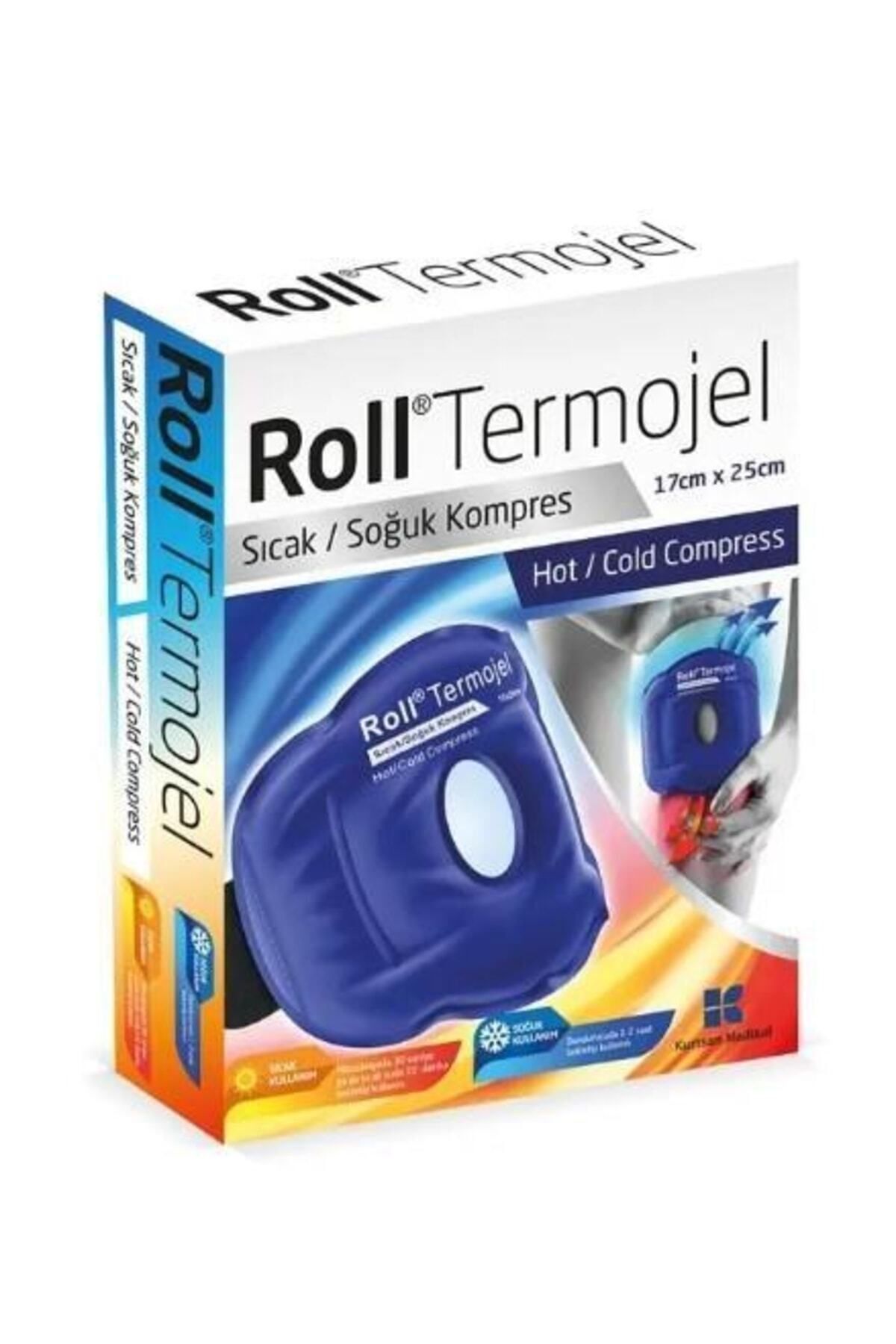 teknotrust Roll Termojel Diz Bölgesi Için Sıcak Soğuk Kompres | 17cm X25cm