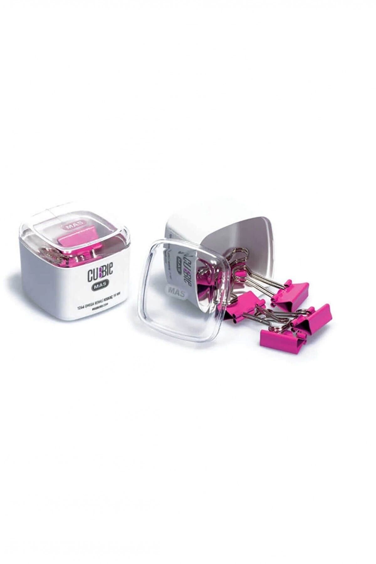 Mas-Cubbie Omega Colored Clamp 19mm Pink 1 Box 1