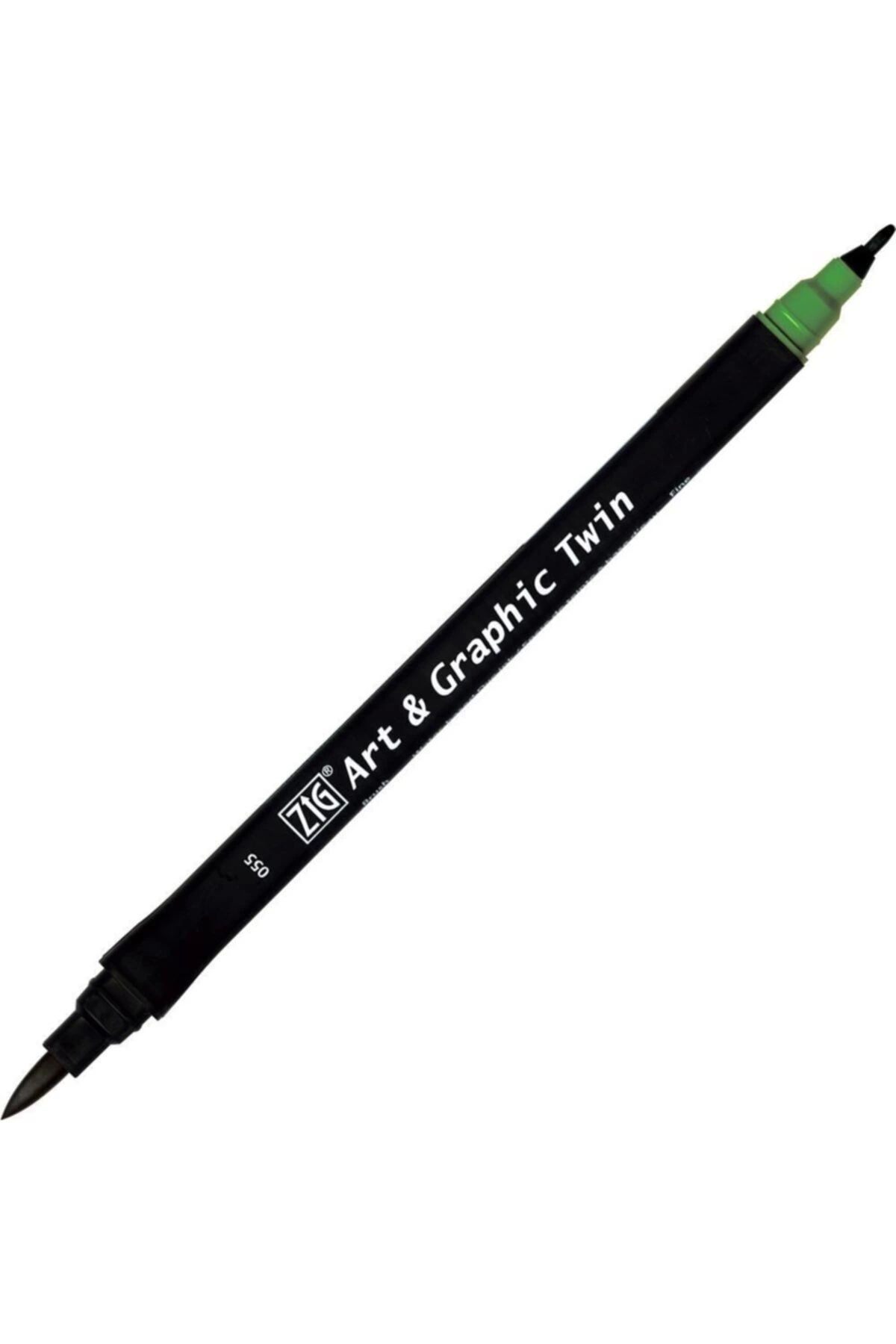 Zig-Art & Graphic Twin Marker Drawing Pen 55 Green Earth 2