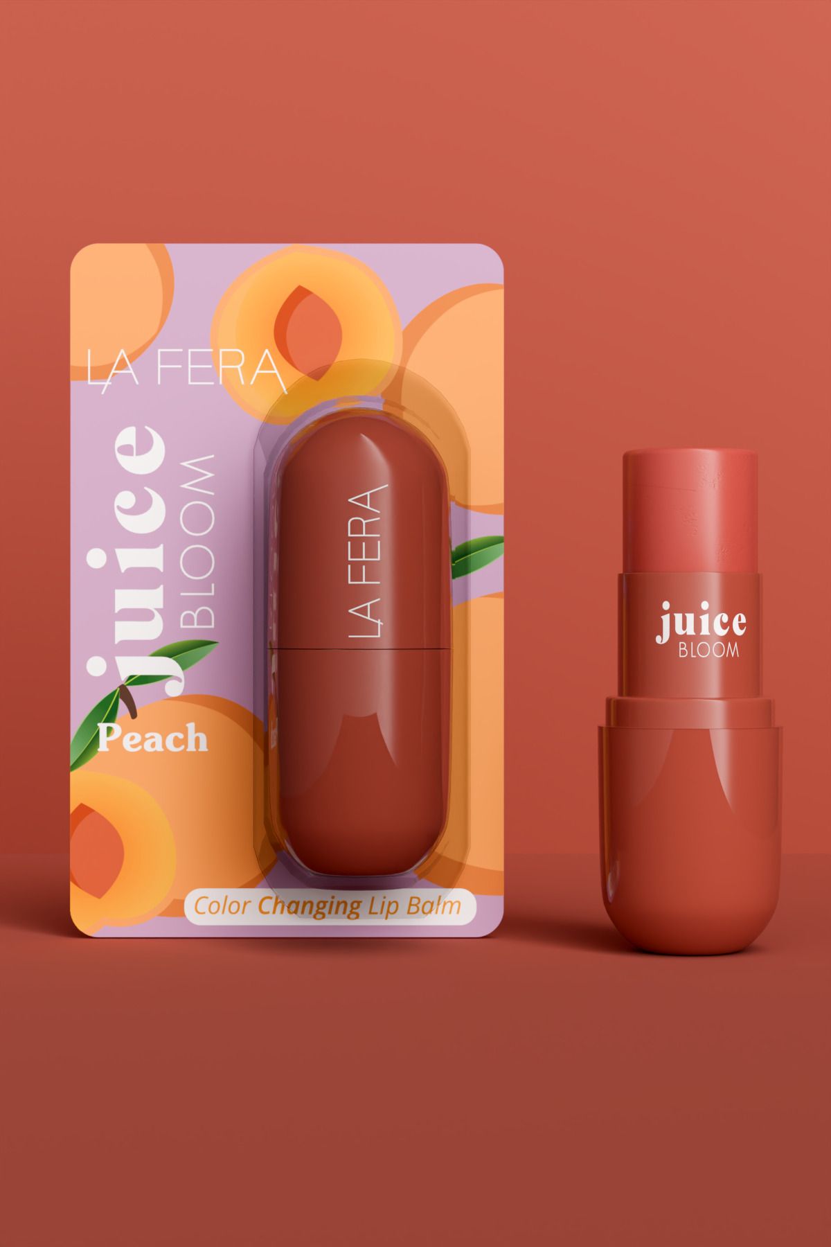 La Fera Juice Bloom Lip Balm Peach