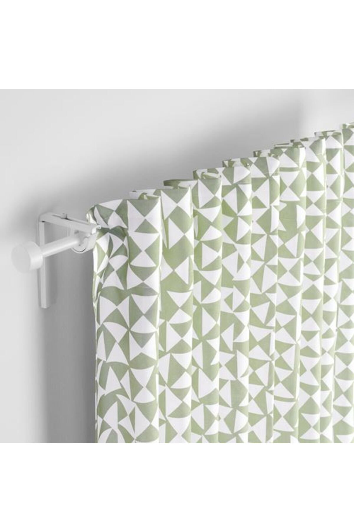 IKEA-- Harkörvel, Curtain/2 Sashes, Green, 145X300 cm 4