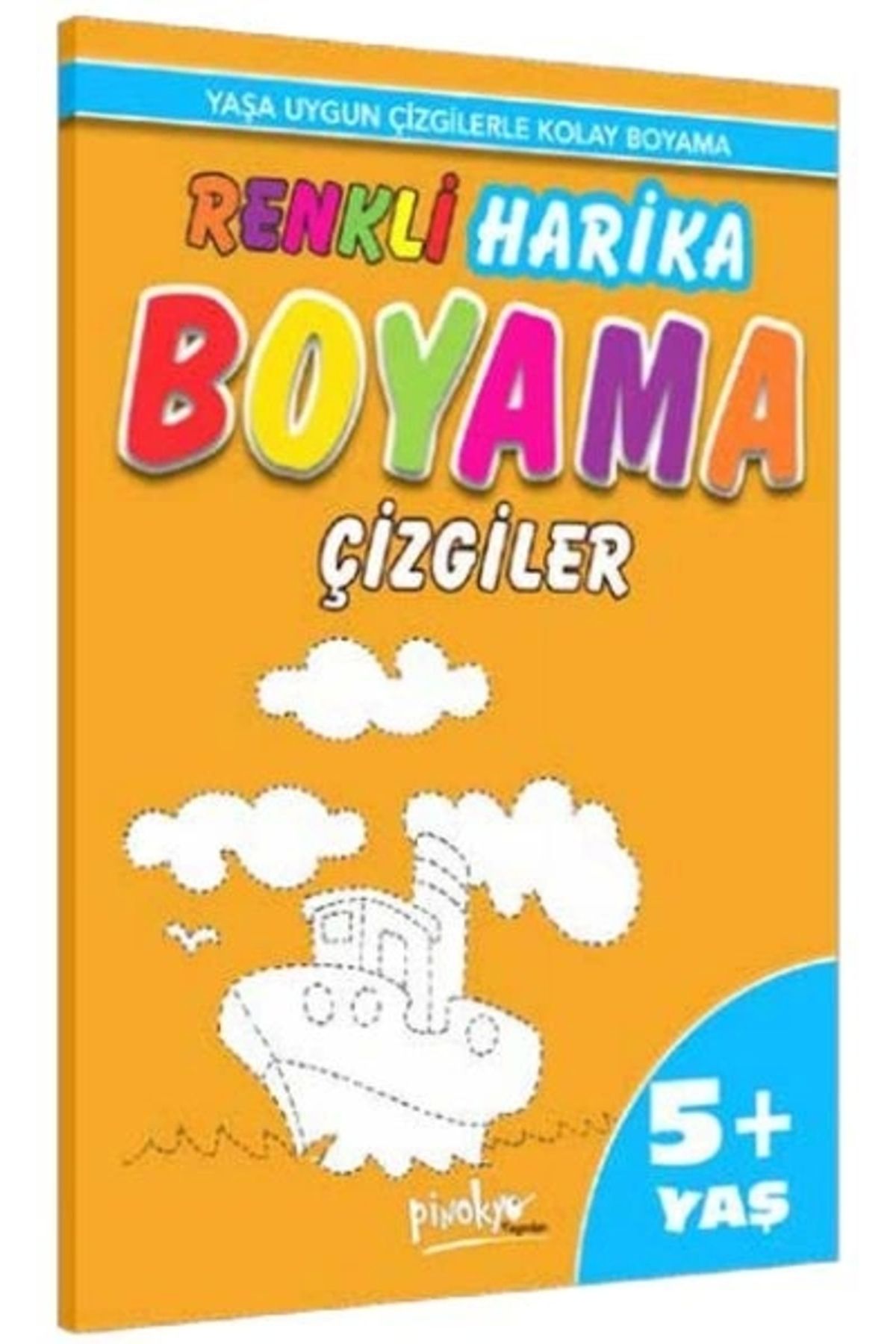 Pinokyo Yayınları Renkli Harika Boyama Çizgiler (5+Yaş)