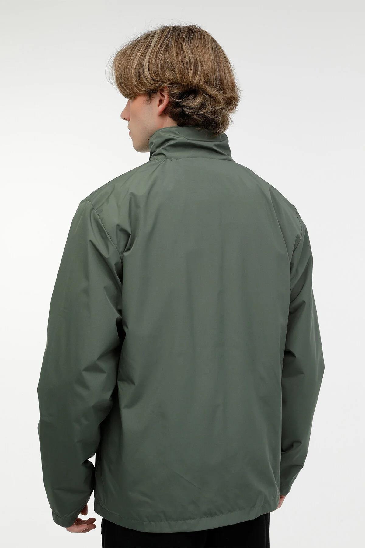 3w ml Eddy Haki Erkek Slim Fit Mevsimlik Coat Mont — خاکی TX6EA221A111790 — تصویر 2 از 6
