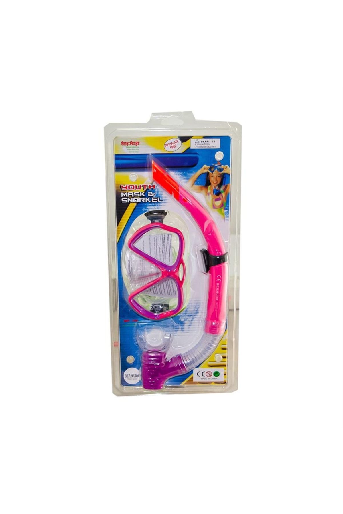 BERMUDA Maske Ve Snorkel Seti Vakumlu 2363a113csb