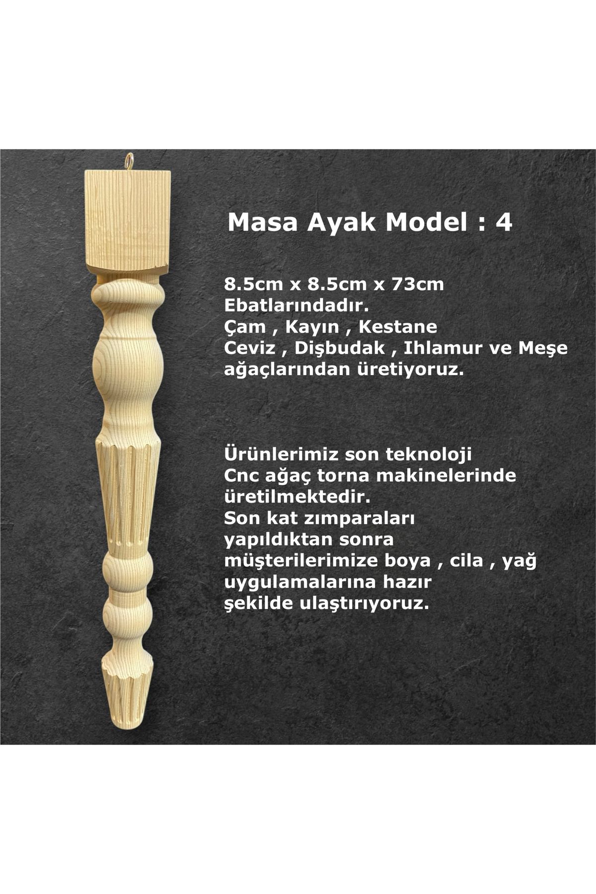 Eraywood Masa ayağı model 4