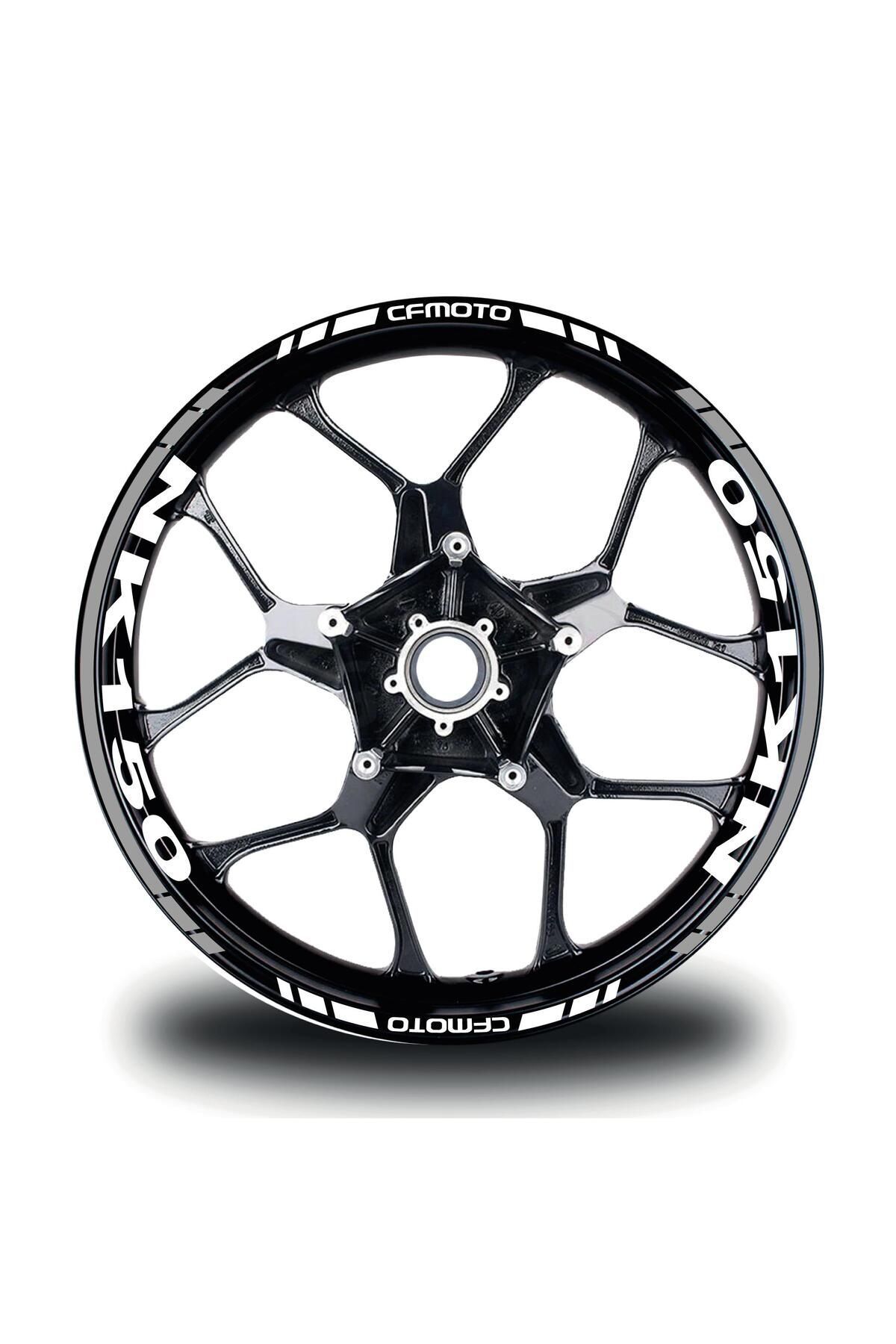 MLH STORE CFMOTO 150NK Takım Jant Sticker Etiket Modeli Gri Renk