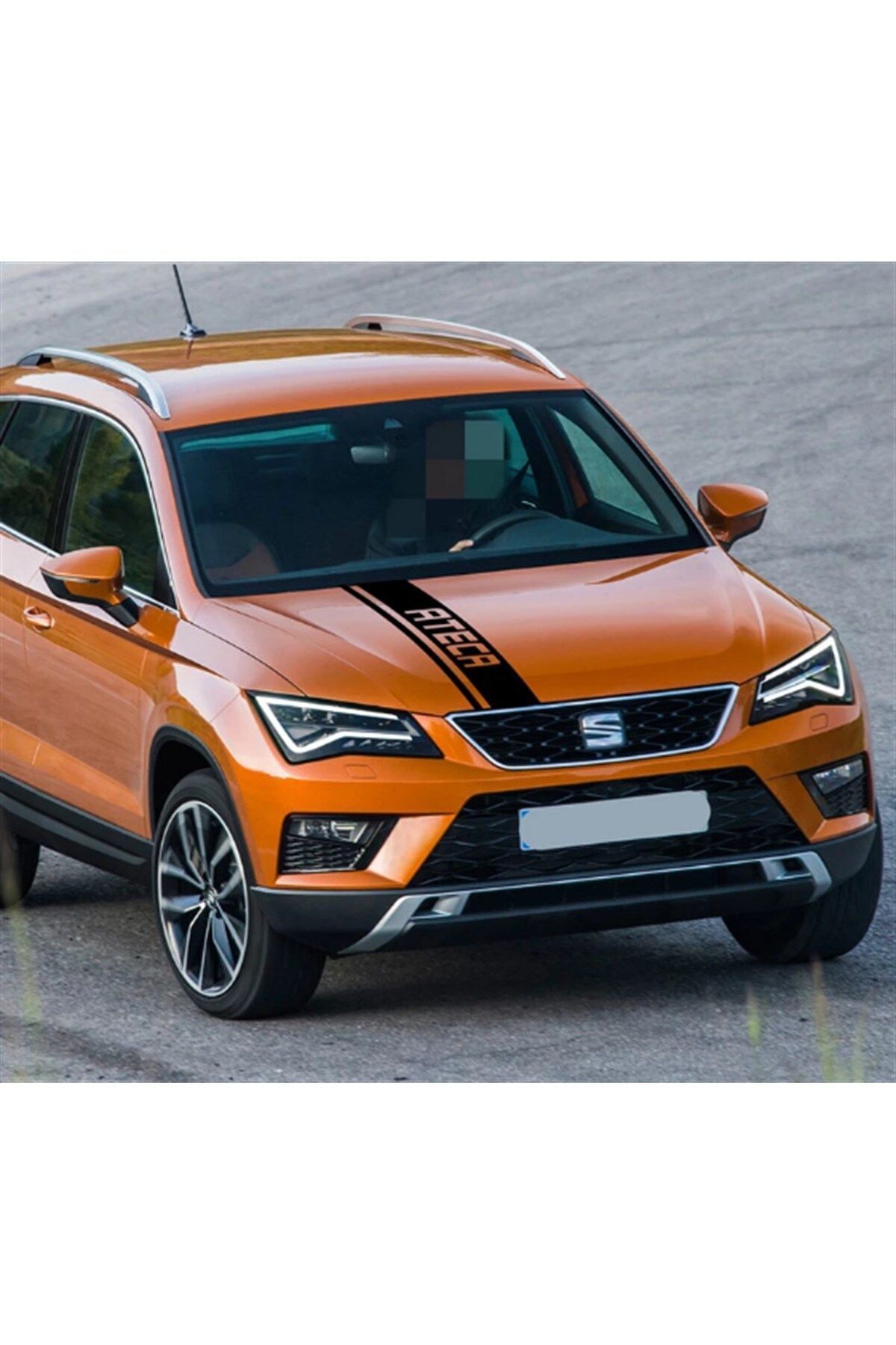 MLH STORE Seat Ateca Ön Kaput Şerit Sticker Etiket Modeli