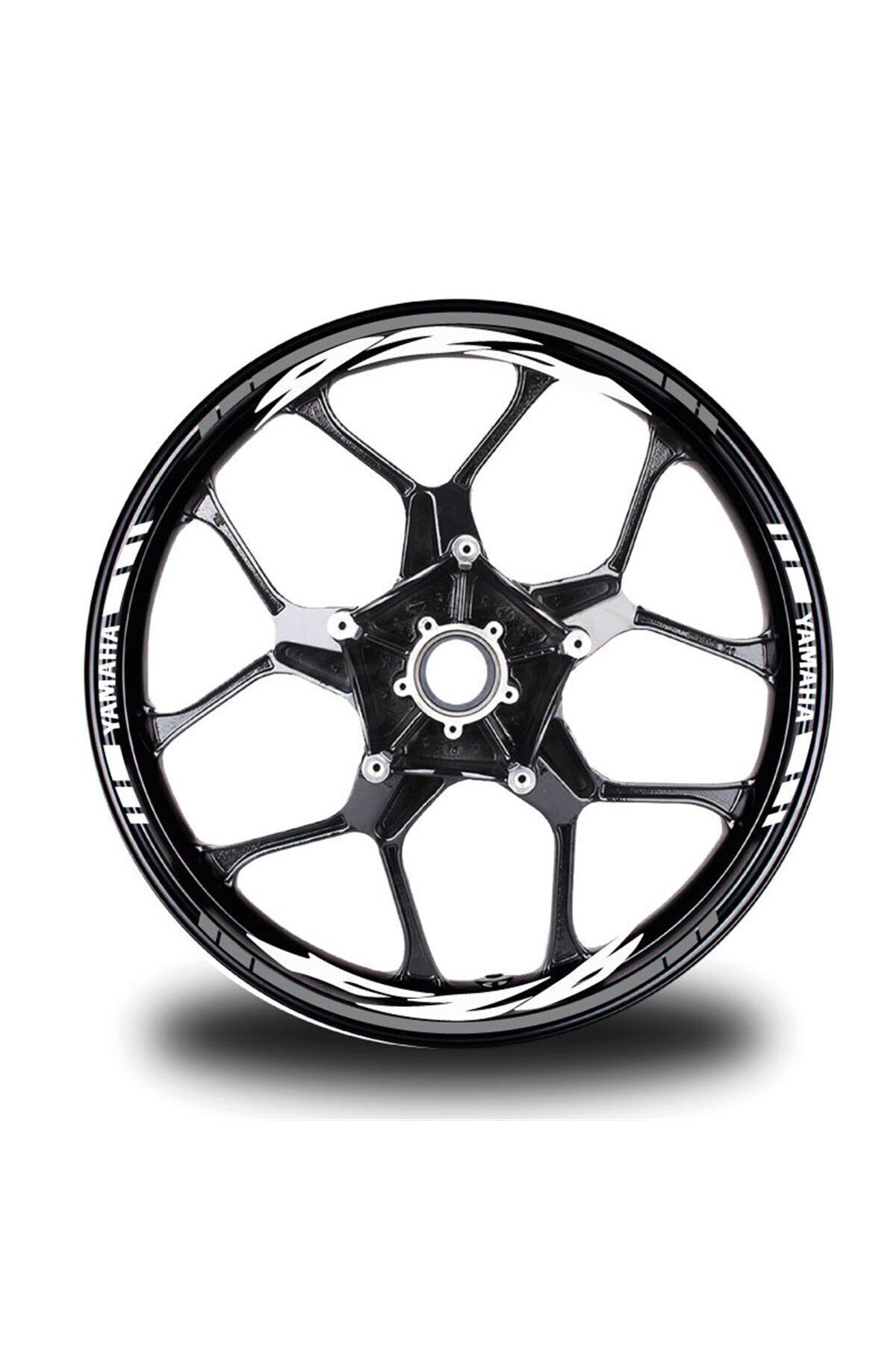 Eyyam Gri Yamaha FZ6 Jant Sticker Etiket