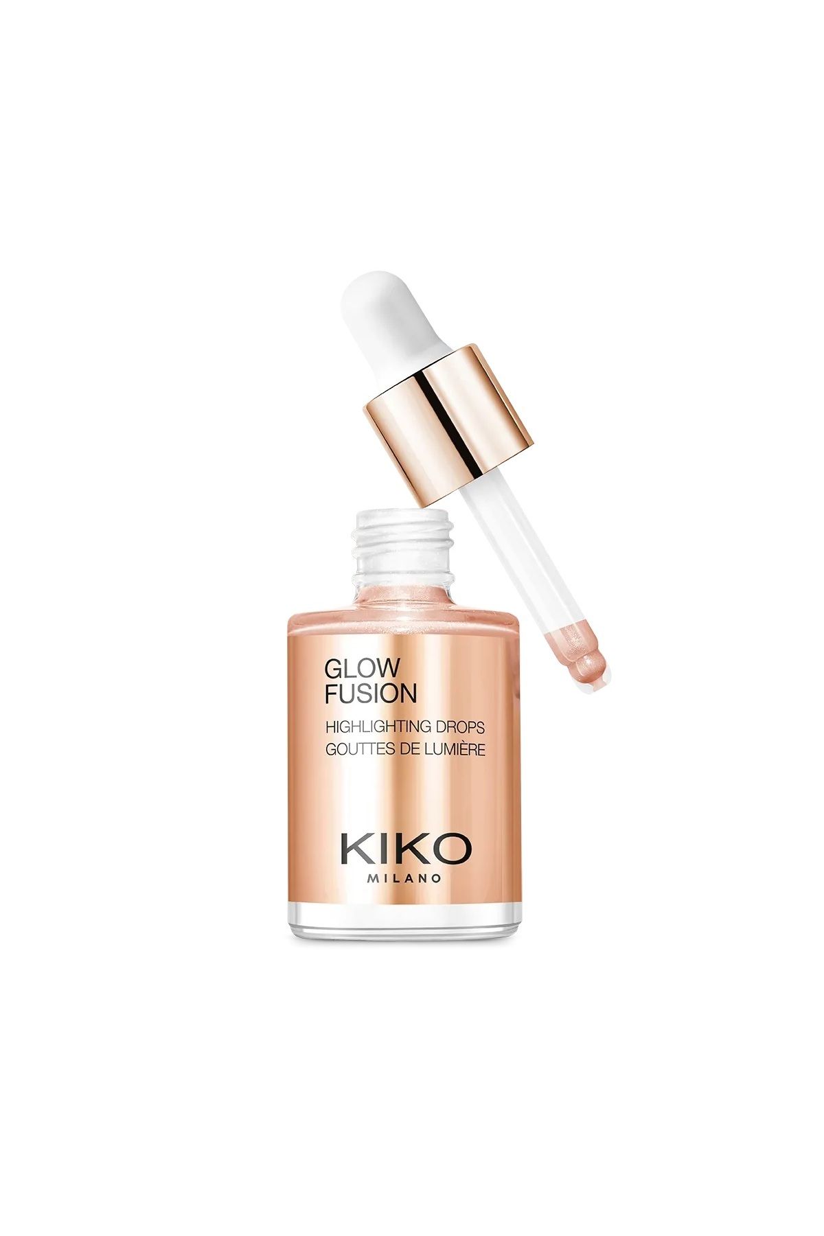 Kiko Glow Fusion Highlighting Drops-Yoğun Pigmentli Metalik Bitişli Likit Aydınlatıcı Highlighting 10ML