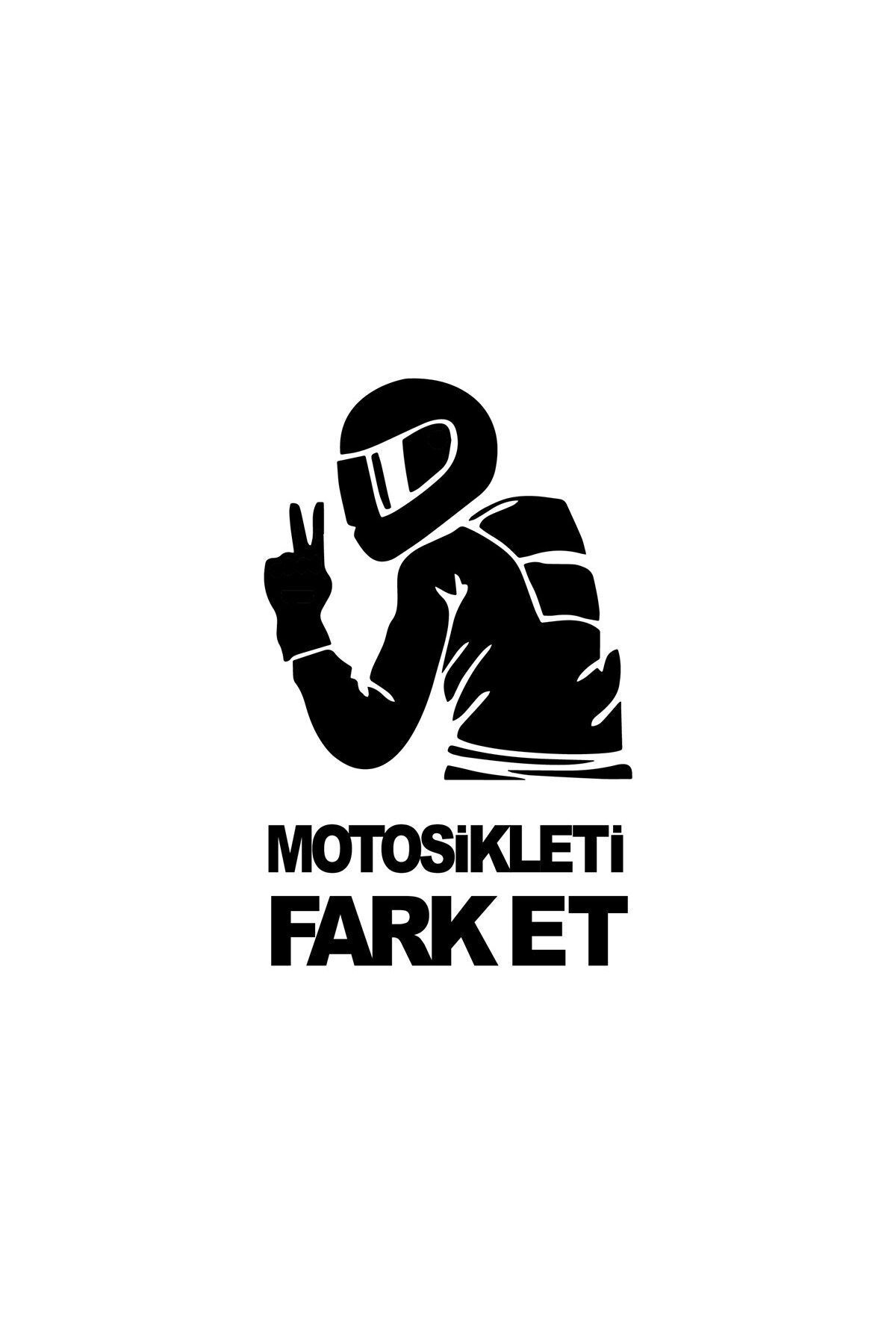 Genel Markalar Motosikleti Farket Mini Sticker Etiket Modeli
