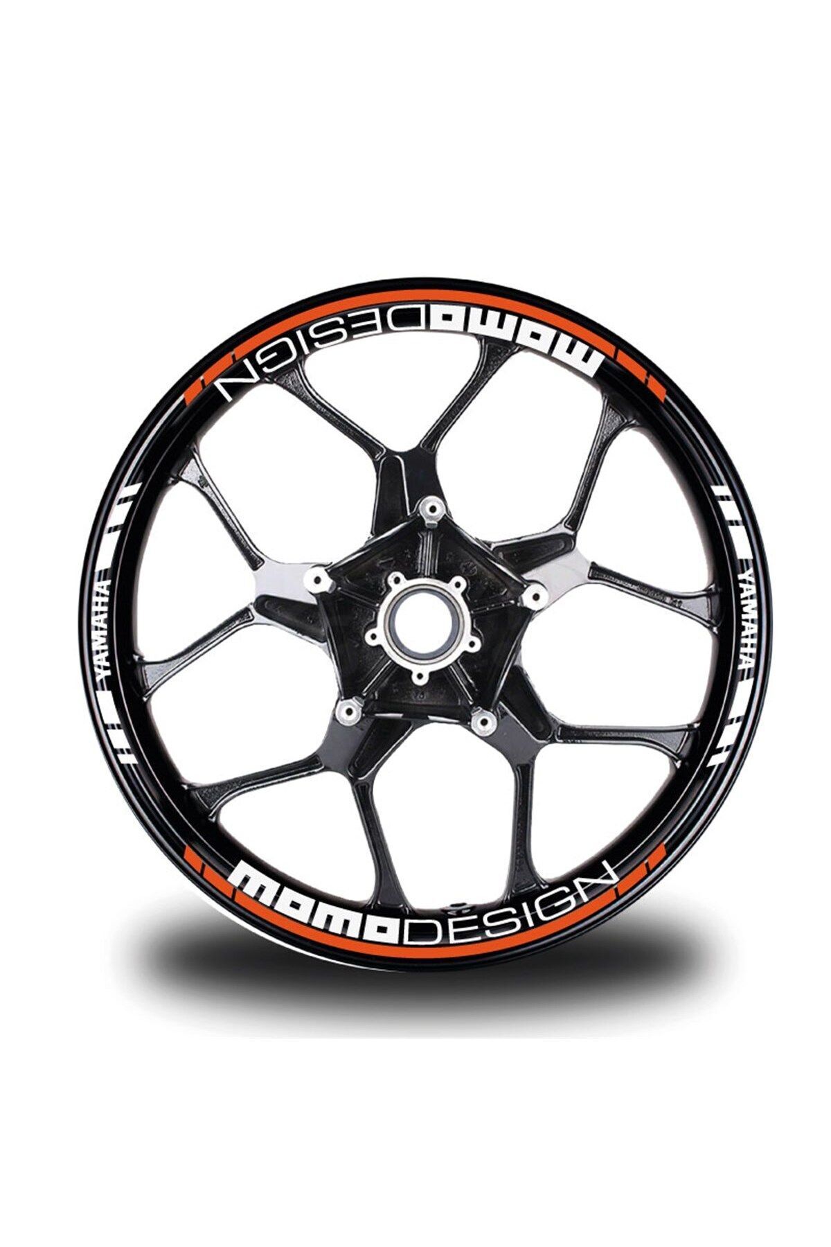 BİLGİMOLA Turuncu Yamaha YZF R3 Takım Jant Sticker Etiket