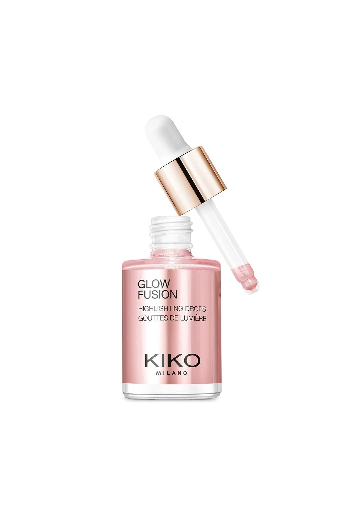 Kiko Glow Fusion Highlighting Drops-Yoğun Pigmentli Metalik Bitişli Likit Aydınlatıcı Highlighting 10ML