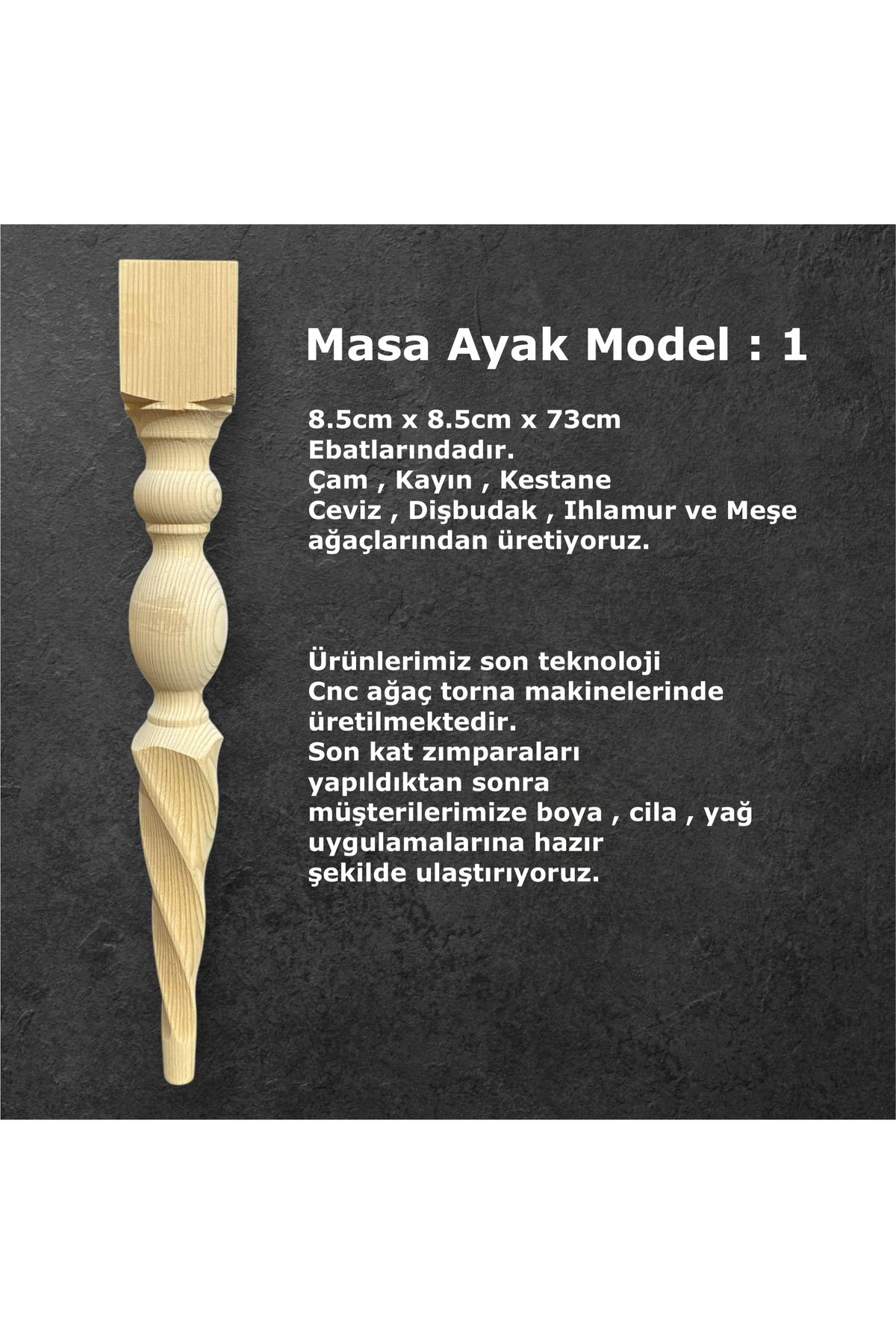 Eraywood Masa Ayağı Model 1