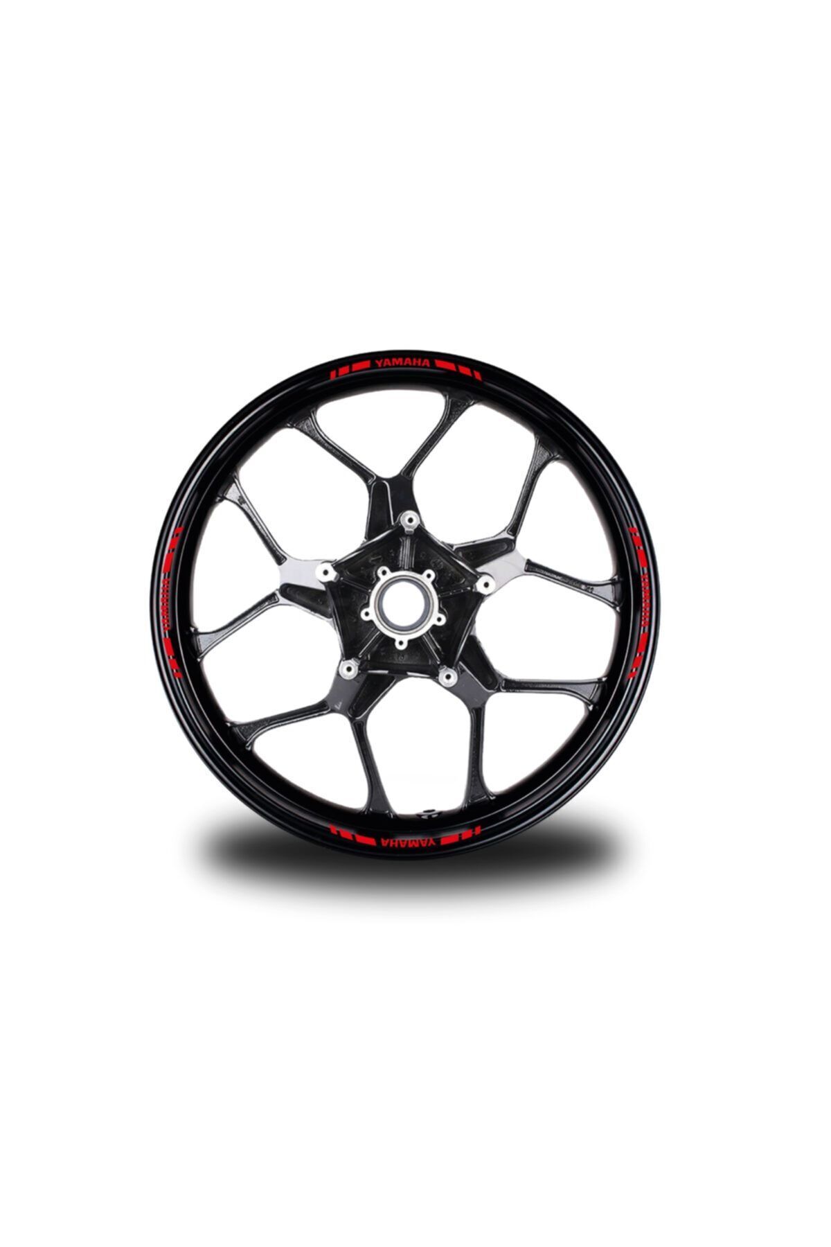BİLGİMOLA Yamaha Uyumlu 16'lı Jant Stıcker Modeli Kırmızı