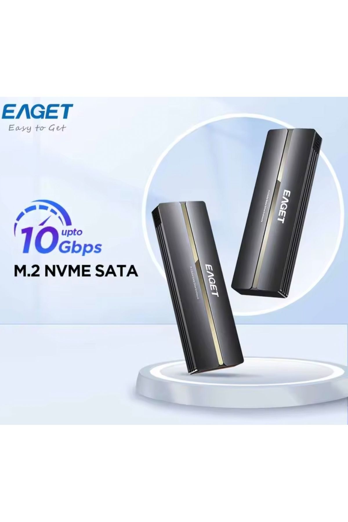 Eaget Se310d Ssd Kutusu M.2 Nvme Sata Ce Lisanslı Çift Protokol 2280/2260/2242/2230/10gbps Gen 3x2 Hızlı