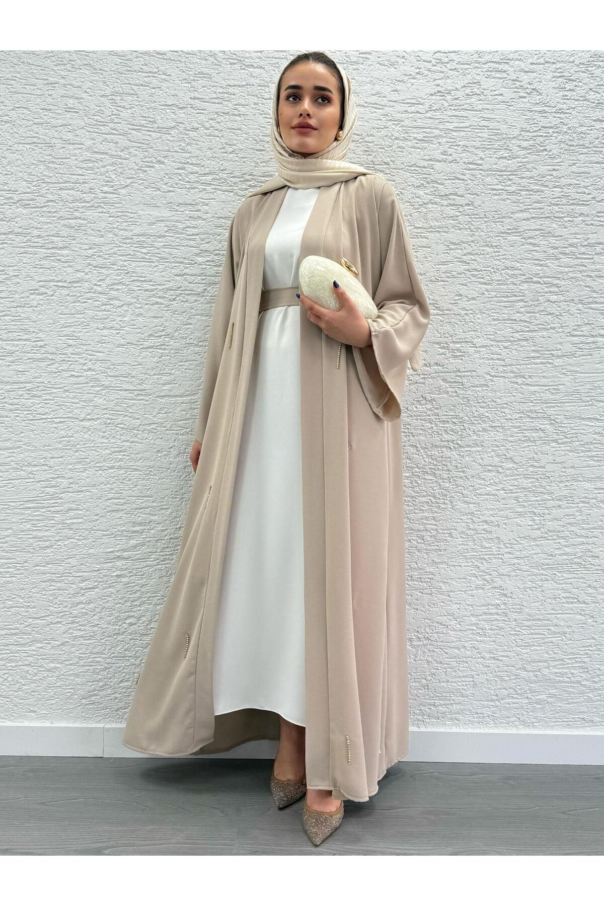 MELEK ARAZ-Stone Stone Abaya 4