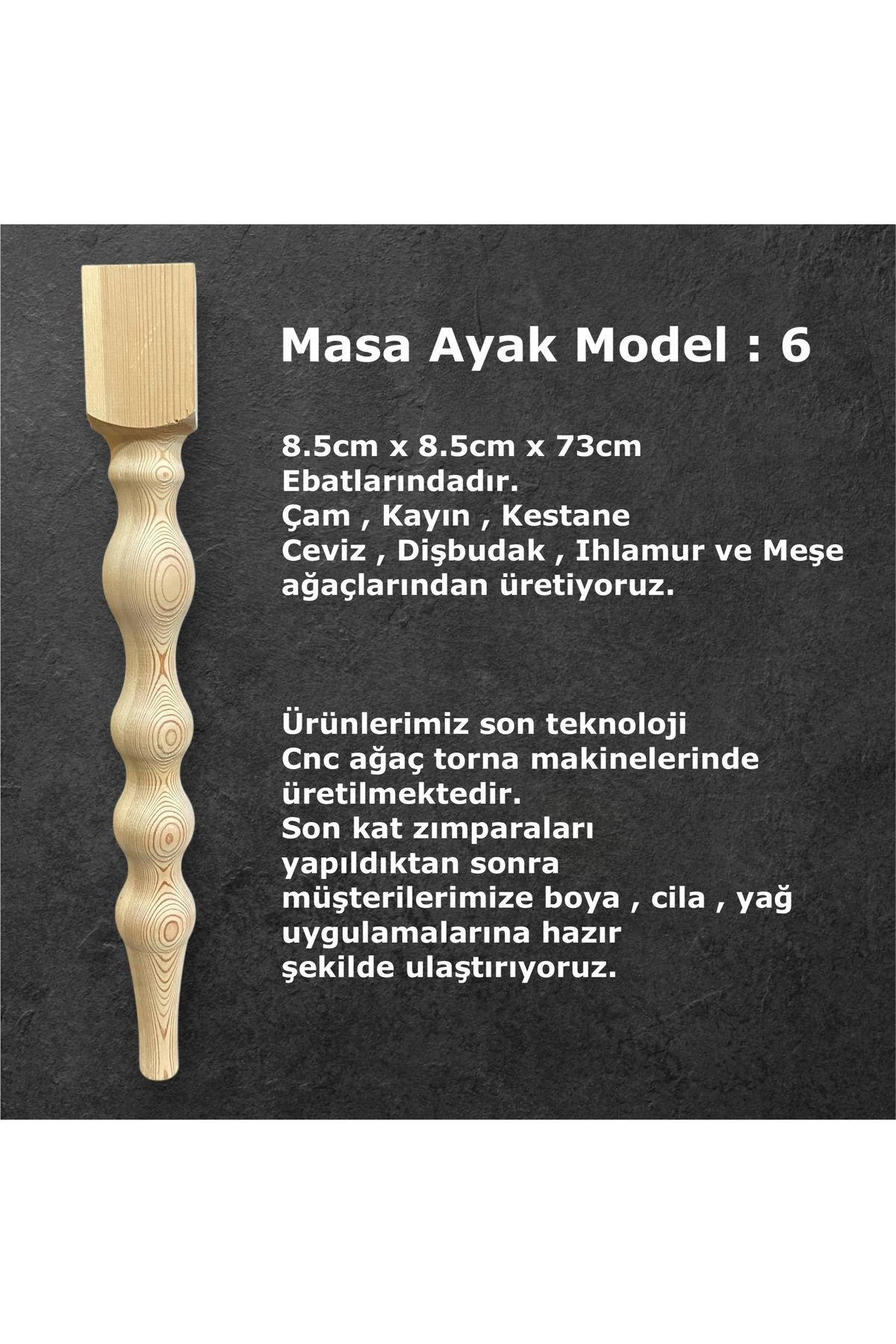 Eraywood Masa ayak model 6