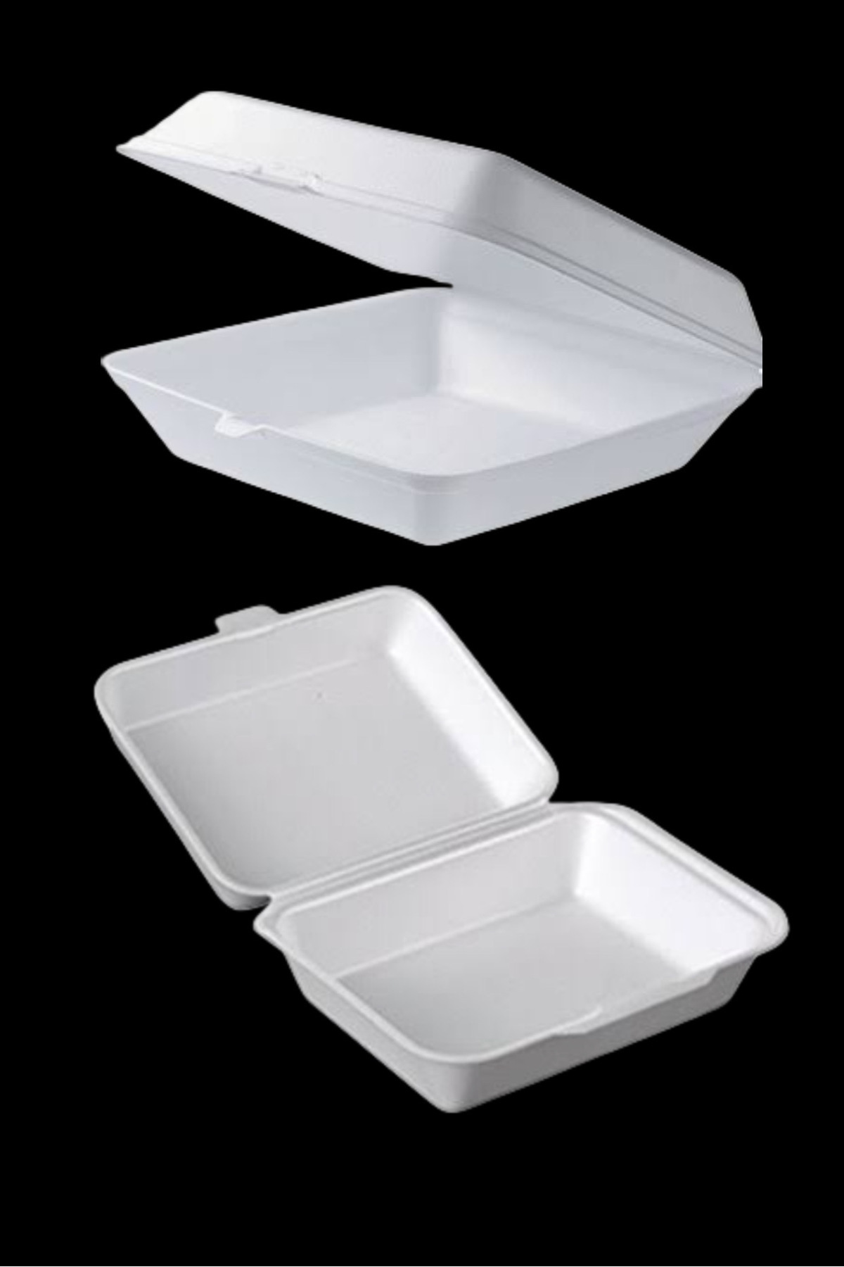 Özkan Ambalaj Temizlik 1 Koli 100 Adet Içi Boş Bölmesiz Strafor Köpük Tabak Paket Servis Tabağı