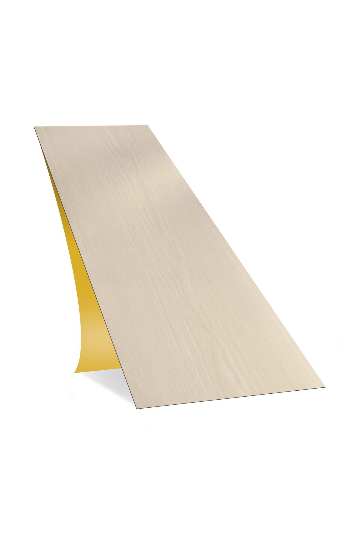 Kendinden Yapışkanlı Beyaz Huş Desenli PVC Parke 25x80 cm / 15 Adet / 3 m²