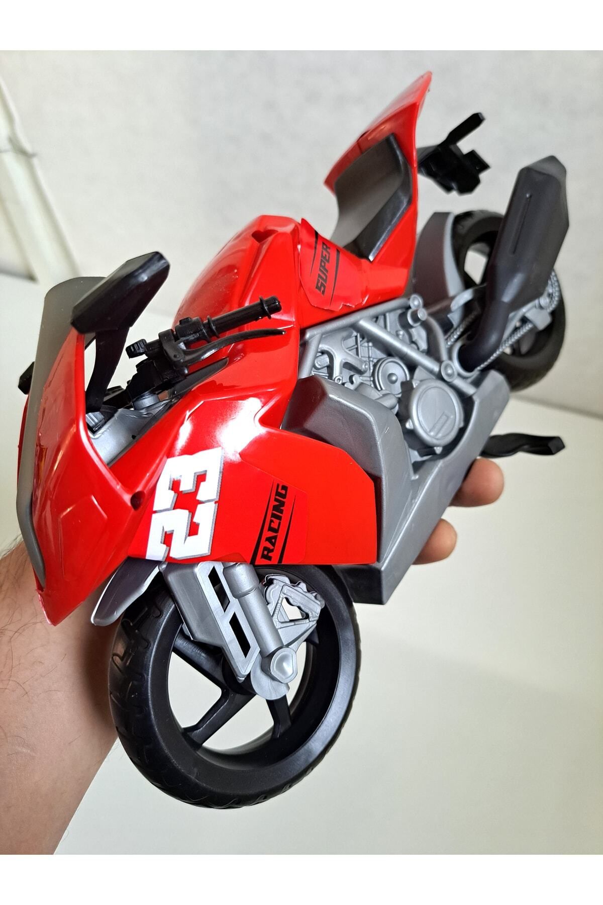 ATAKOL DAĞITIM Motor Motosiklet Motorbisiklet Motorsiklet Erkek Oyuncak Yarış Motoru 28 X 18 Cm Detaylı Kırılmaz