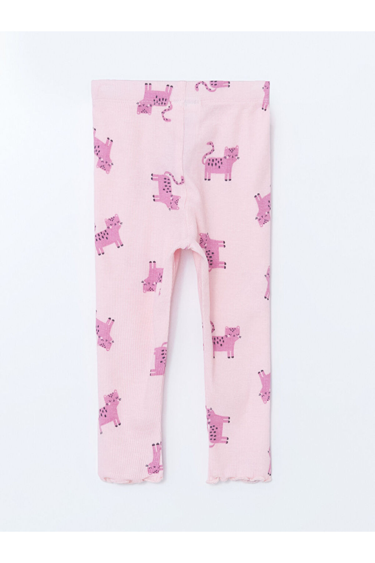 LC Waikiki GiyÇık Store den Pembe Bisiklet Yaka Baskılı Kız Bebek Pijama Takım fotoğrafı 7 (önizleme)