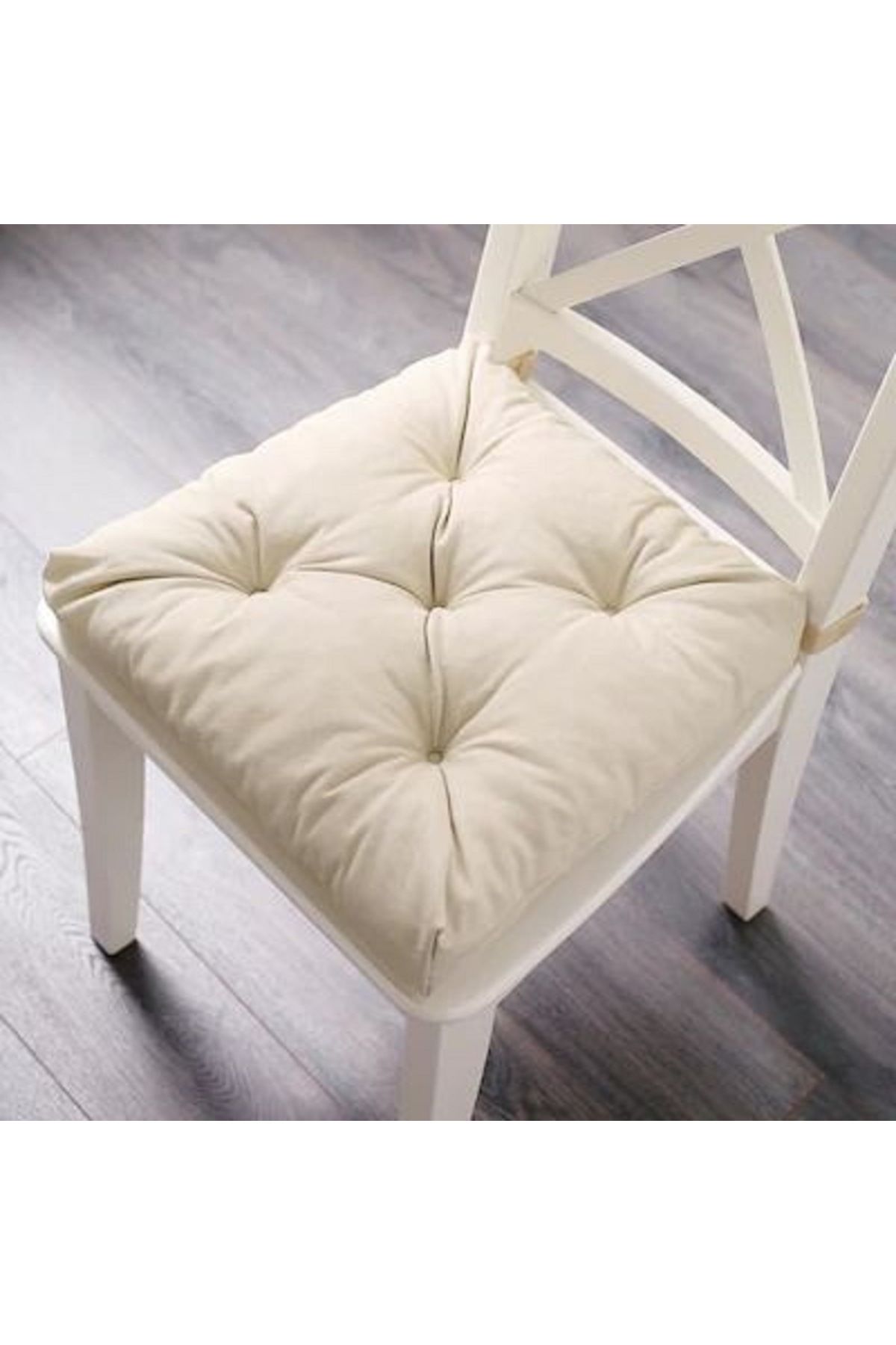 SEPETLESENE ONLİNE STORE Sandalye Minderi 4 adet  40x40cm PUFFY SERİSİ