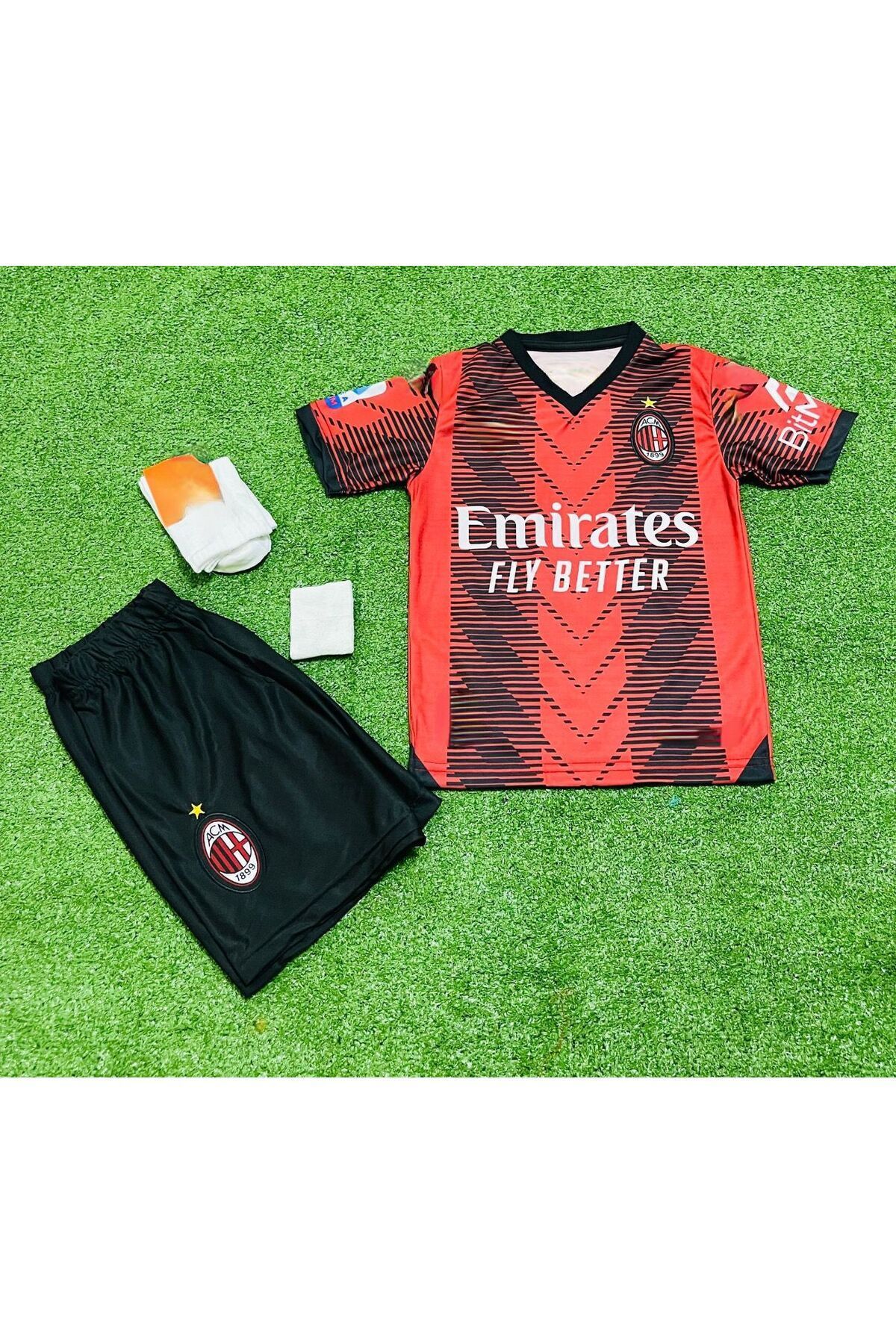 Lion Spor Milan Özel Yeni Sezon 2024/25 Iç Saha Hava Alabilen Polyester Kumaş Halısaha Forması