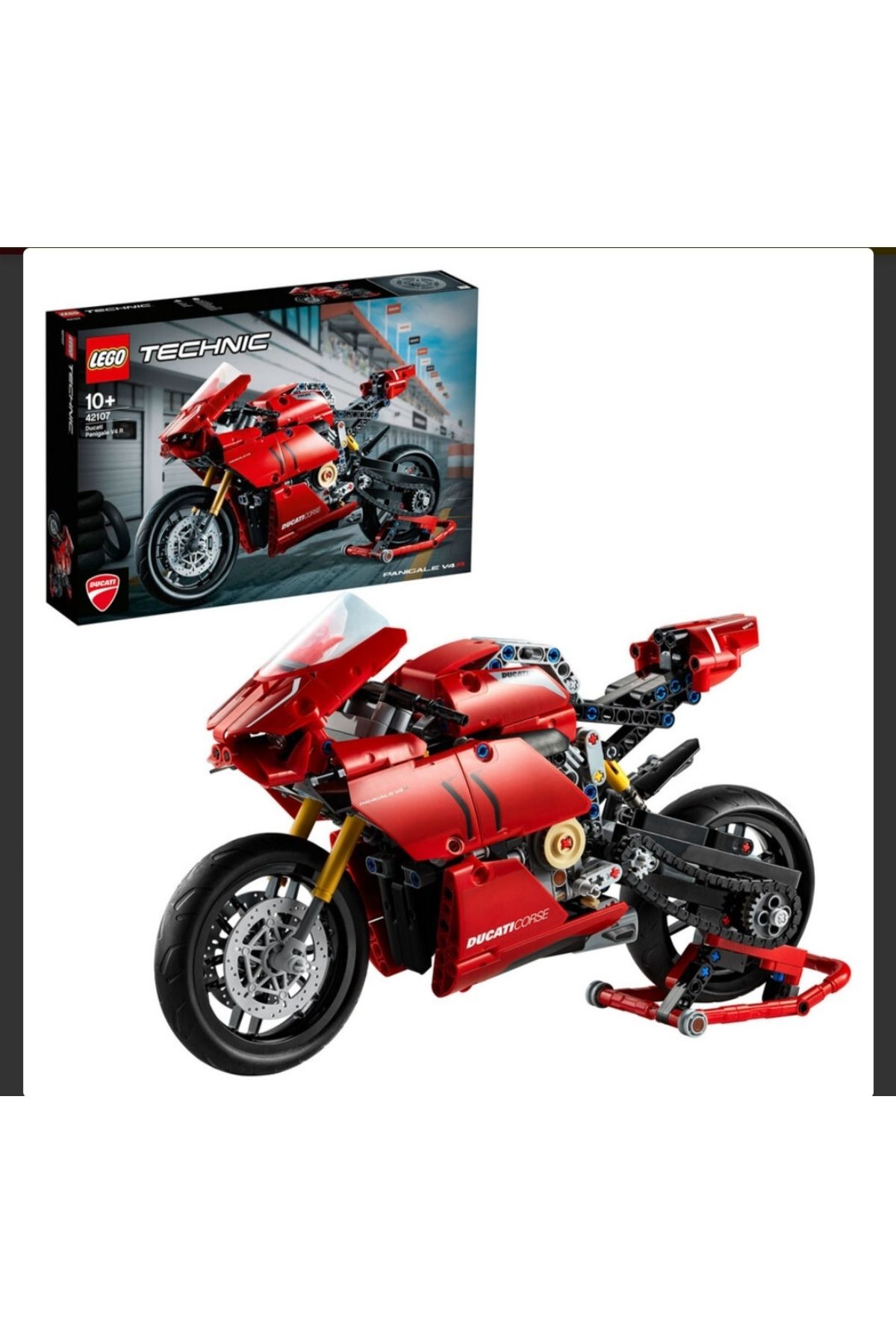 Pretty LEGO Ducati Panigale V4 S Motosiklet- İnşa Edilebilen Yaratıcı Model Yapım Seti (1603 Parça)