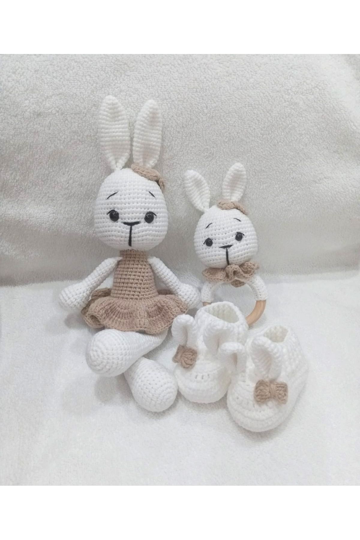 çakır gurumii Amigurumi oyuncak Çıngırak LENA set