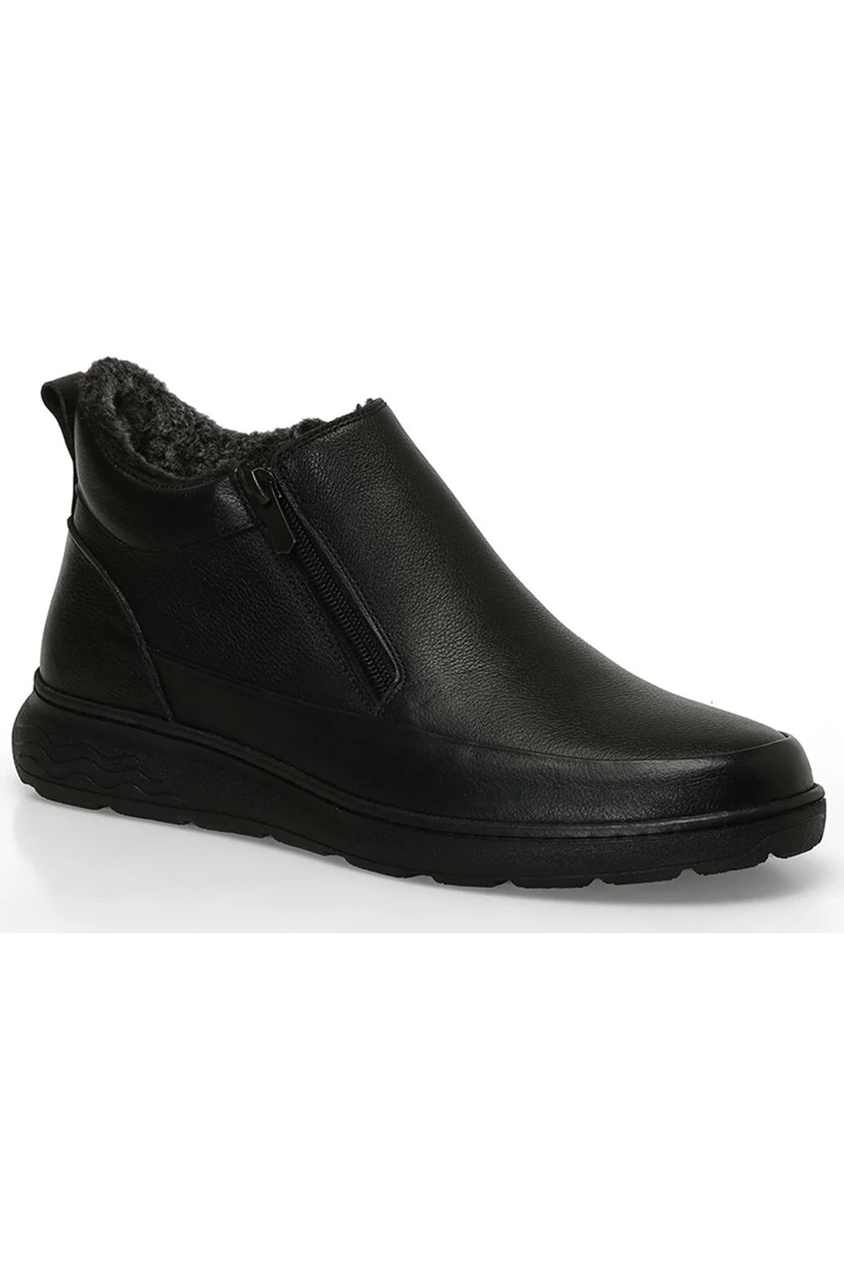 Polaris-5 Point 107533 Genuine Leather Orthopedic Sole Men's Boots Black 1
