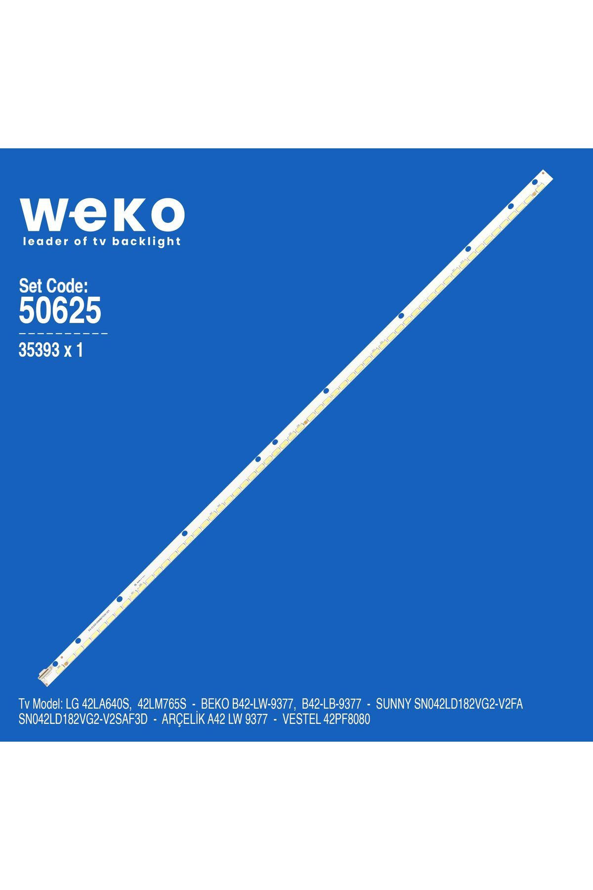 WEKO WKSET-5625 35393X1 42 V13 EDGE REV1.0 2  1 ADET LED BAR (60LED)