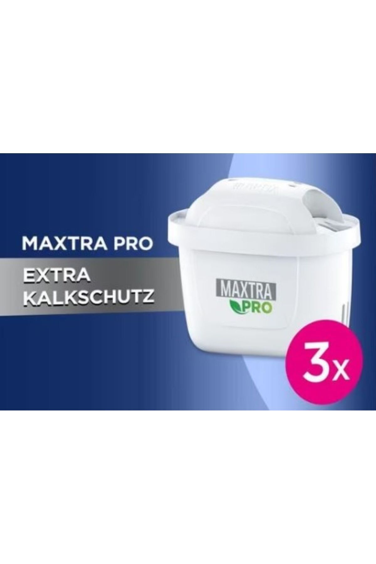 BRITA Maxtra Pro, 3'lü, Kireç Uzmanı, Yedek Su Arıtma Filtresi, Yedek Kartuş, Yedek Filtre