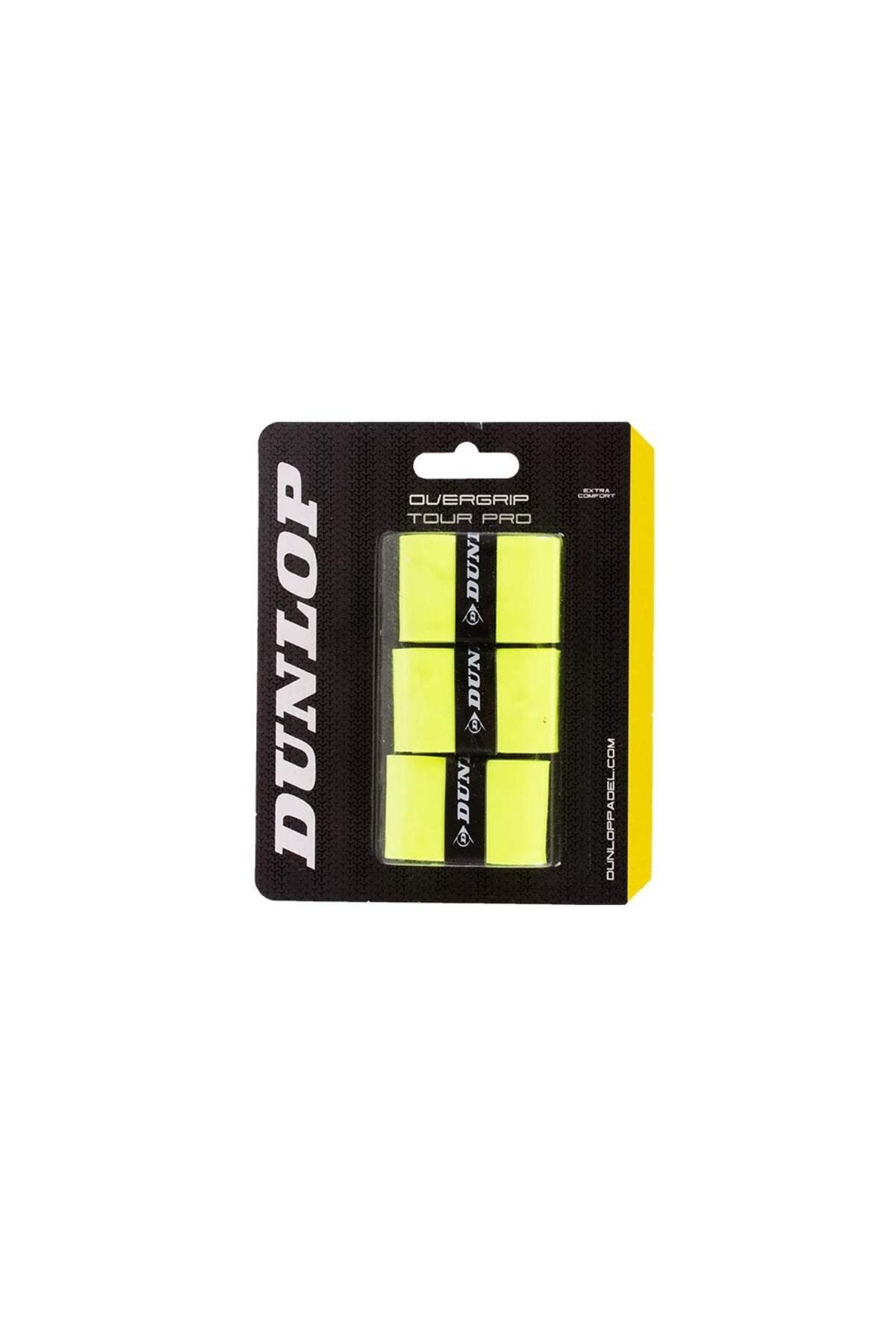 DUNLOP-Tour Pro Yellow Badminton Overgrip, High-performance, Sweat Absorbent, Comfortable Grip 1