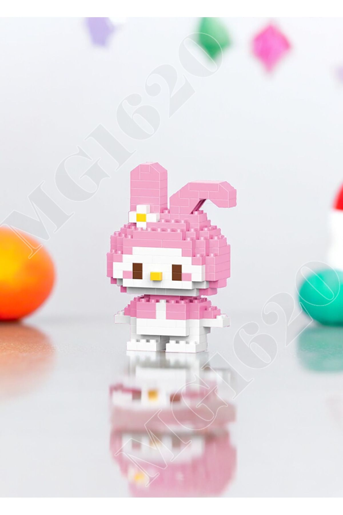 Genel Markalar Sanrio My Melody Bricks 3D Yapboz Lego Puzzle Yapı Oyuncakları