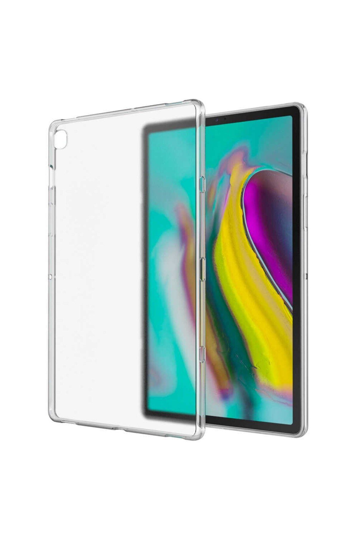 FitCase Samsung Galaxy Tab S5e T720 10.5" Kılıf Şeffaf Silikon Arka Kapak