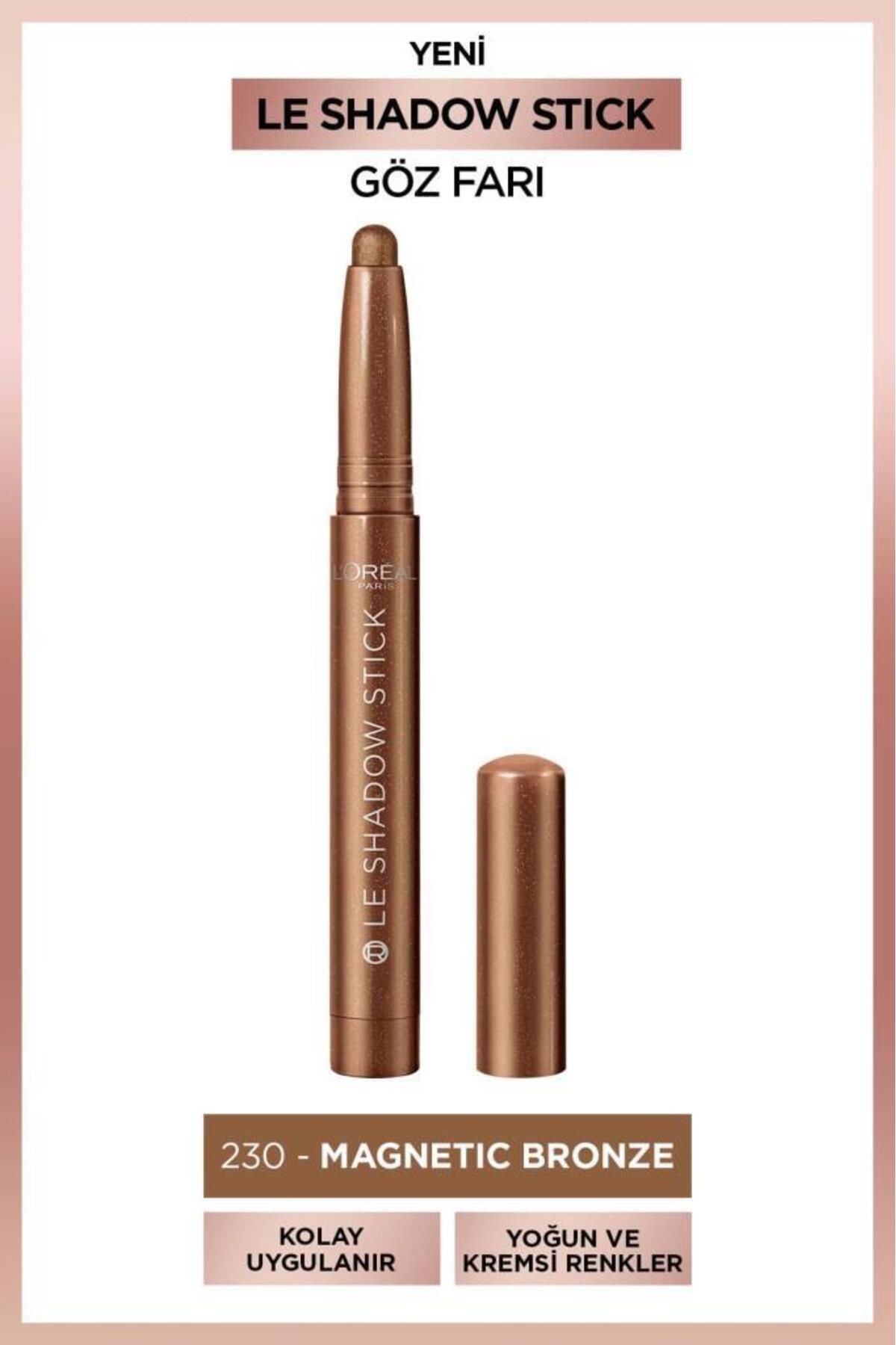 L'Oreal Paris L'Oréal Paris Le Shadow Stick Göz Farı - 230 Magnetic Bronze